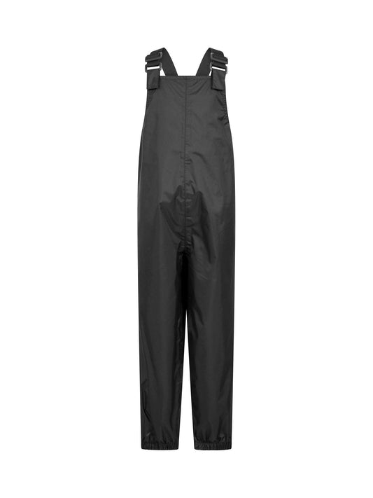 Mountain Warehouse Black Pakka Kids Waterproof Dungarees image 1