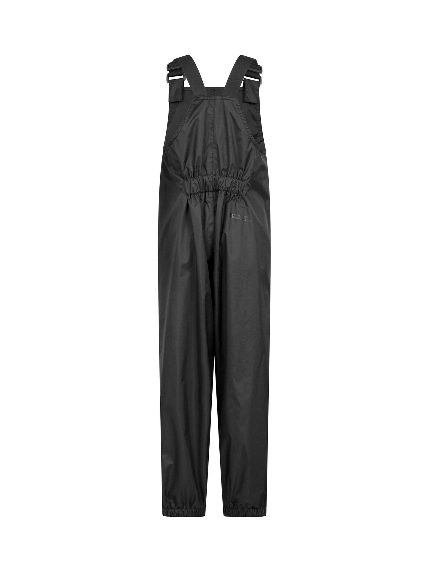 Mountain Warehouse Black Pakka Kids Waterproof Dungarees image 3