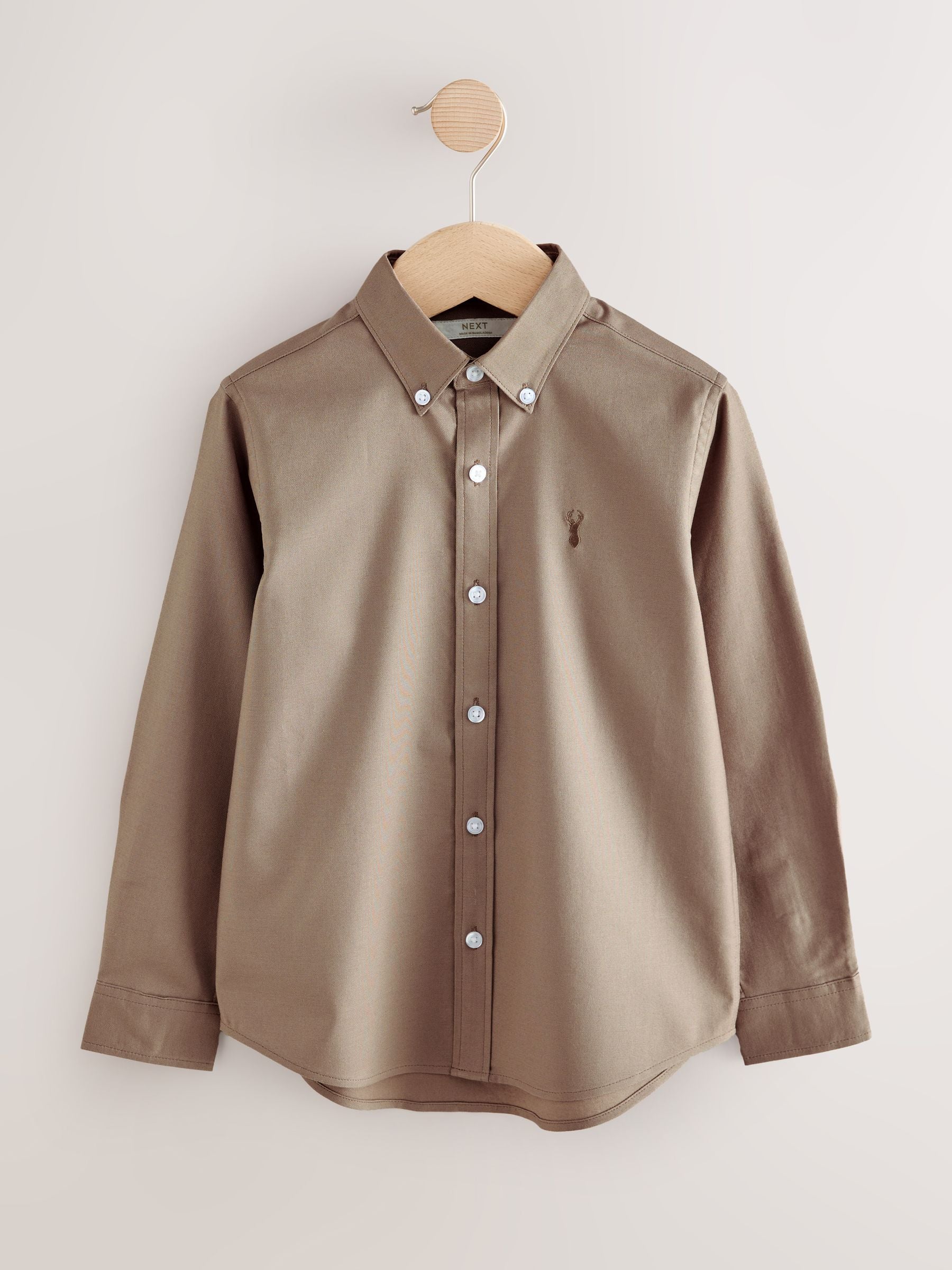 Dsiney Kidz - Taupe Single Oxford Shirt (3-16yrs) image 1