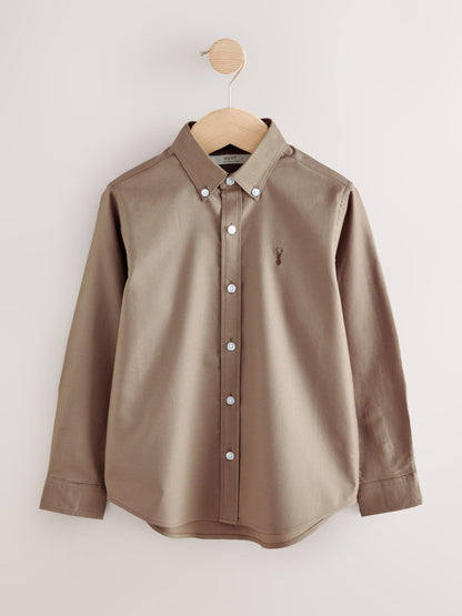 Dsiney Kidz - Taupe Single Oxford Shirt (3-16yrs) image 1