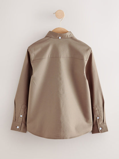 Dsiney Kidz - Taupe Single Oxford Shirt (3-16yrs) image 2