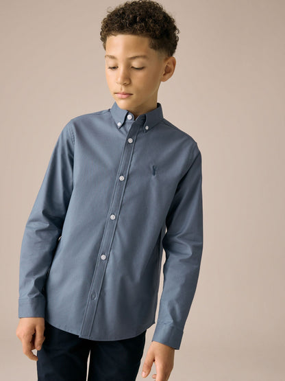 Dsiney Kidz - Airforce Blue Single Oxford Shirt (3-16yrs) image 1
