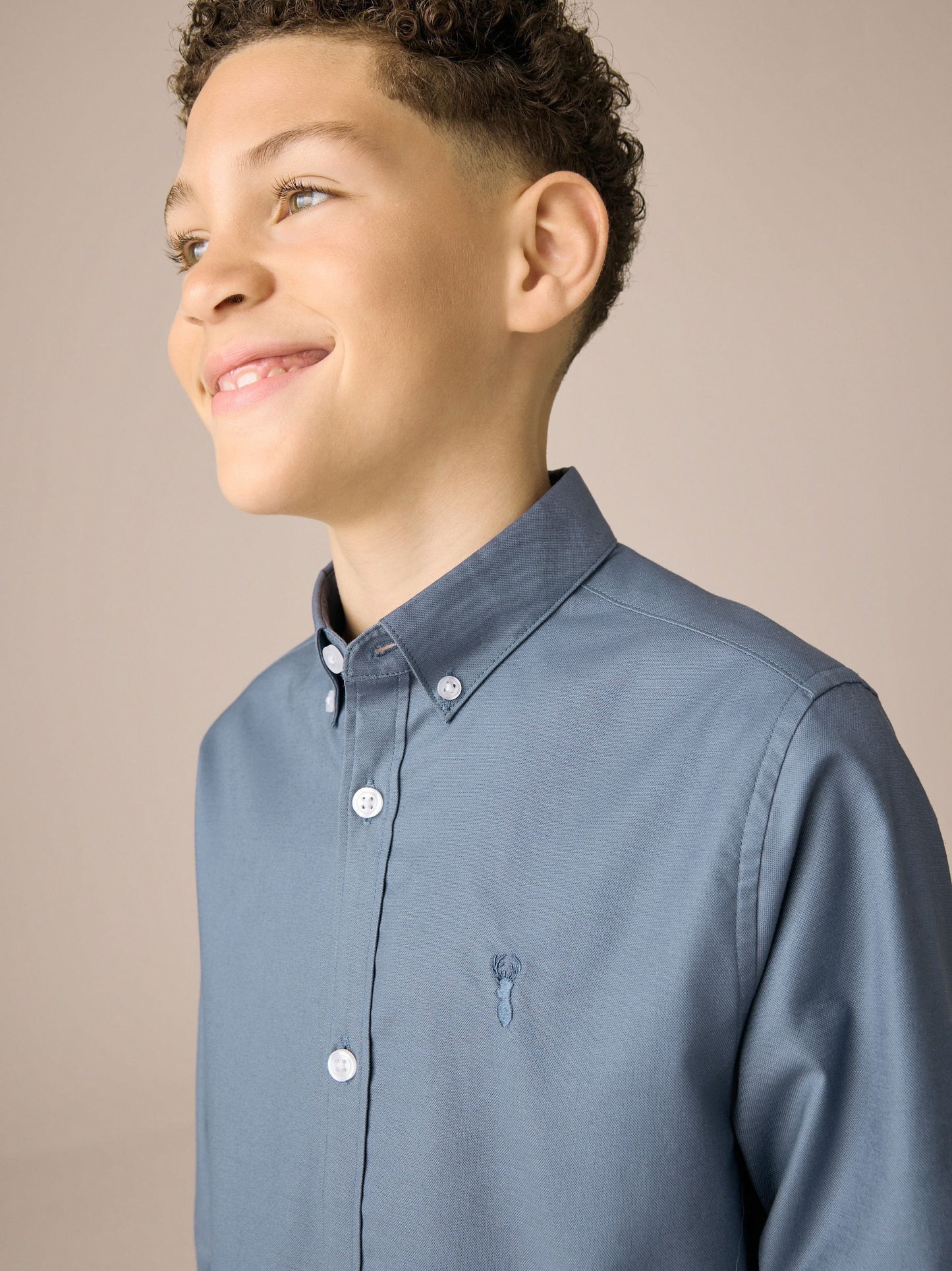 Dsiney Kidz - Airforce Blue Single Oxford Shirt (3-16yrs) image 4