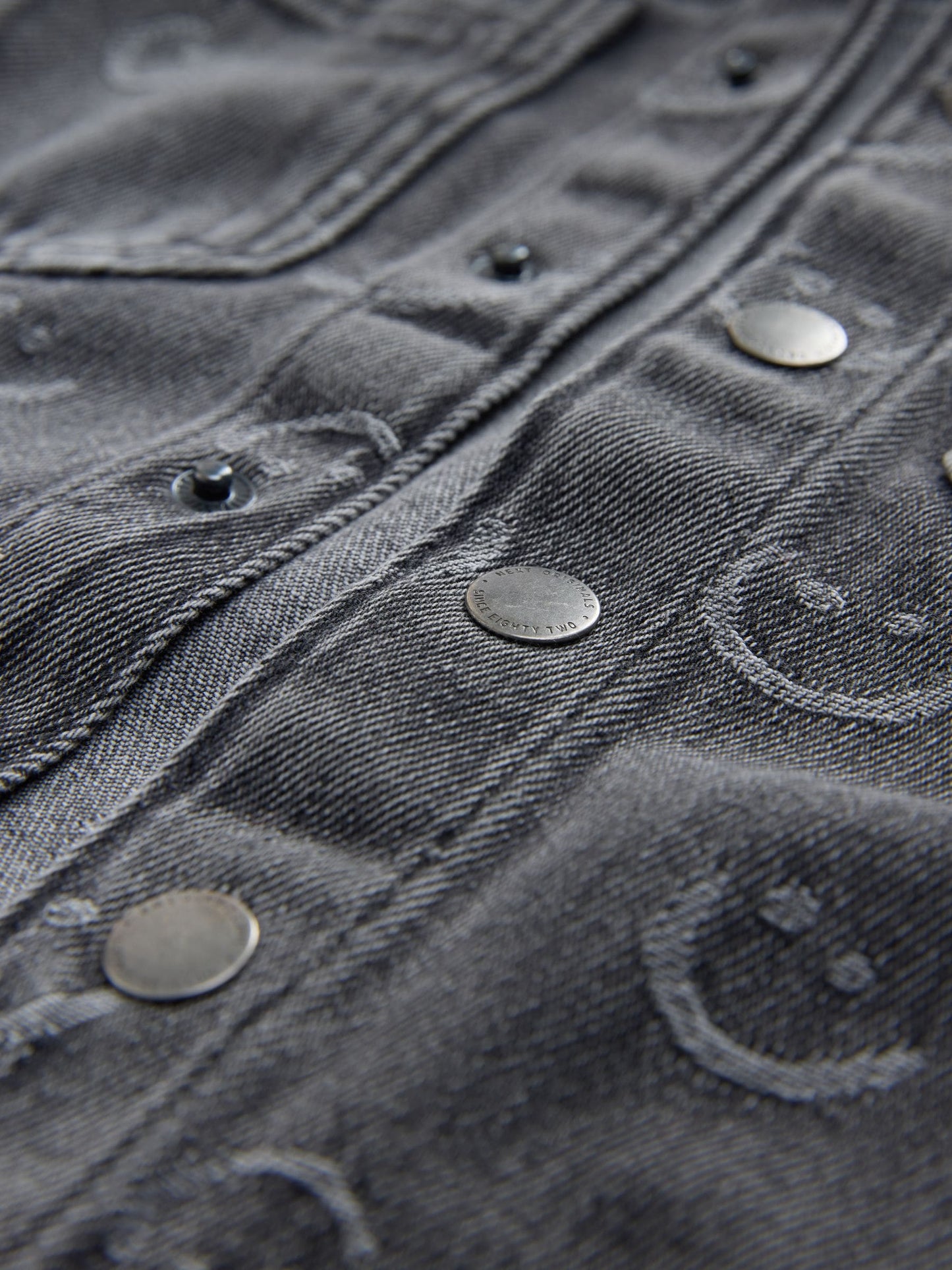 Dsiney Kidz - Grey Face Denim Hooded Overshirt (3mths-7yrs) image 8