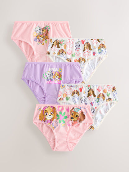 Pink Paw Patrol Briefs 5 Pack (1.5-8yrs) - image 1