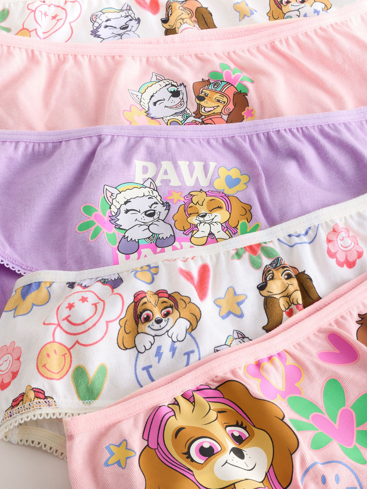 Pink Paw Patrol Briefs 5 Pack (1.5-8yrs) - image 9