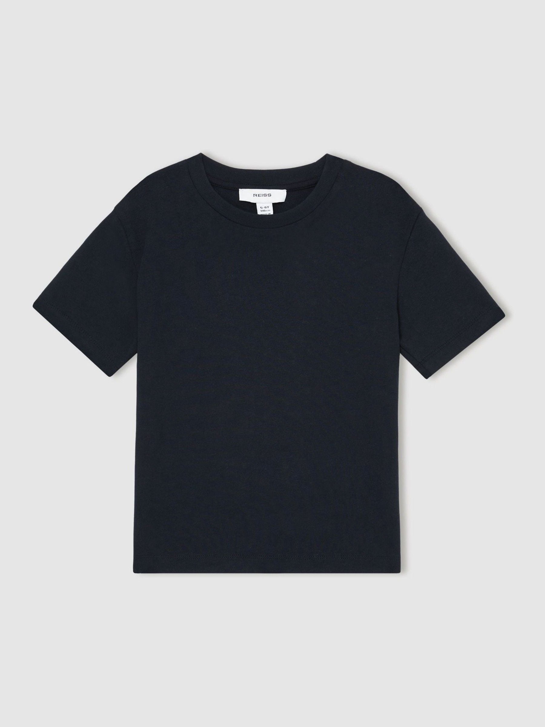 Dsiney Kidz - Reiss Navy Honor 9-13 yrs Cotton Crew-Neck T-Shirt image 2