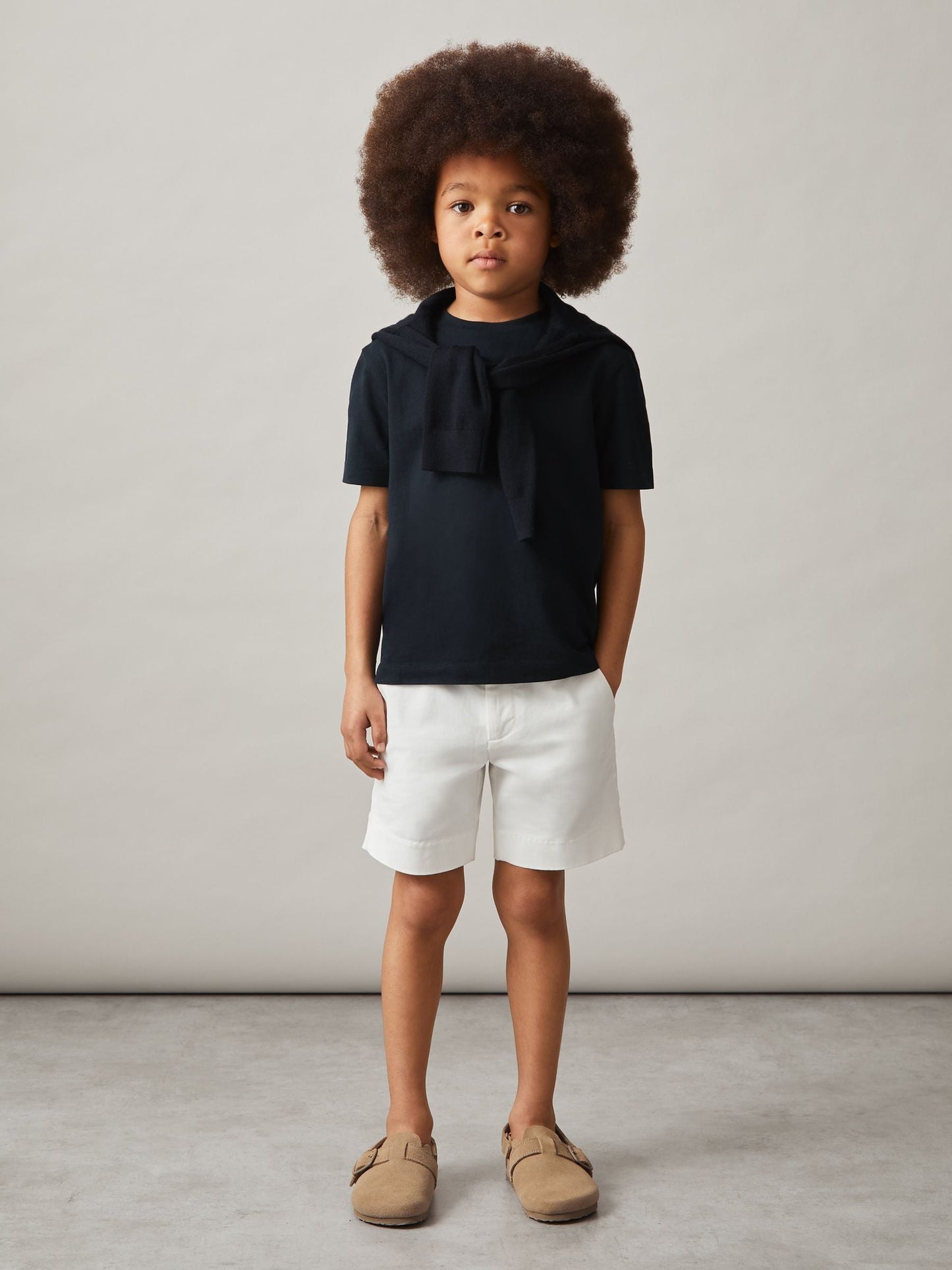 Dsiney Kidz - Reiss Navy Honor 9-13 yrs Cotton Crew-Neck T-Shirt image 3