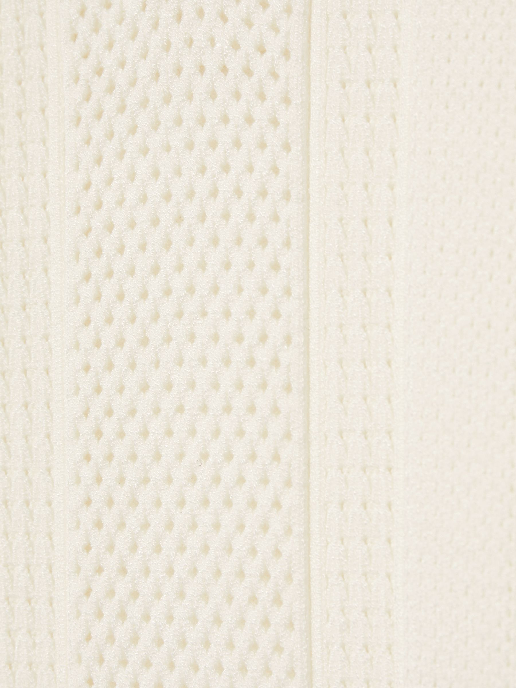 Dsiney Kidz - Reiss Optic White Texas 3-9 yrs Textured-Knit Half-Zip Polo Shirt image 4