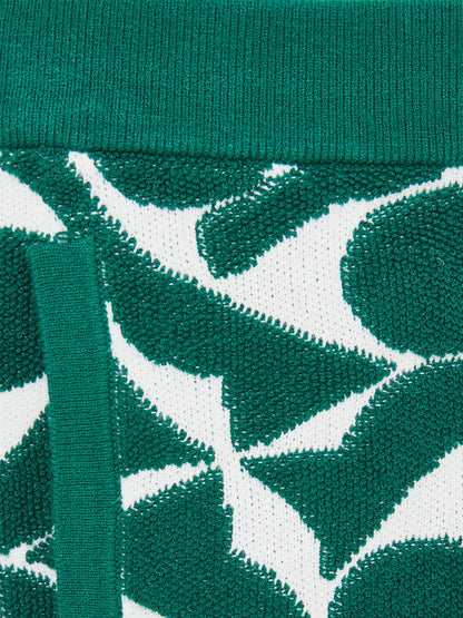 Dsiney Kidz - Reiss Green/White Vounder 3-9 yrs Abstract-Pattern Towelling Shorts image 5