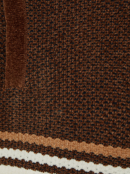 Dsiney Kidz - Reiss Brown/Taupe Brown/White Pete 3-9 yrs Chenille Airlines Embroidery Shorts image 4