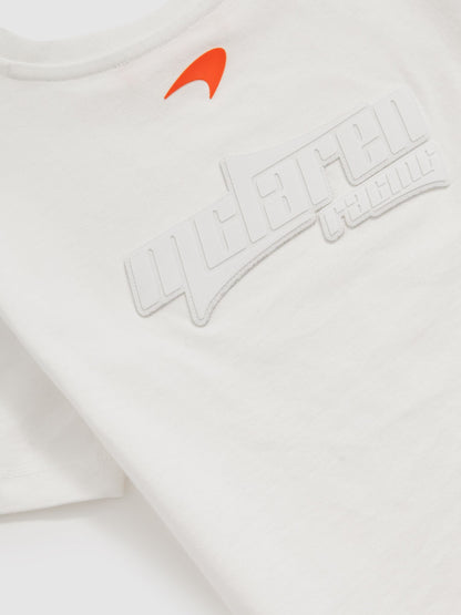 Dsiney Kidz - Reiss White Nakata 3-9 yrs McLaren F1 Team Oversize Logo T-Shirt Unisex Fit image 6