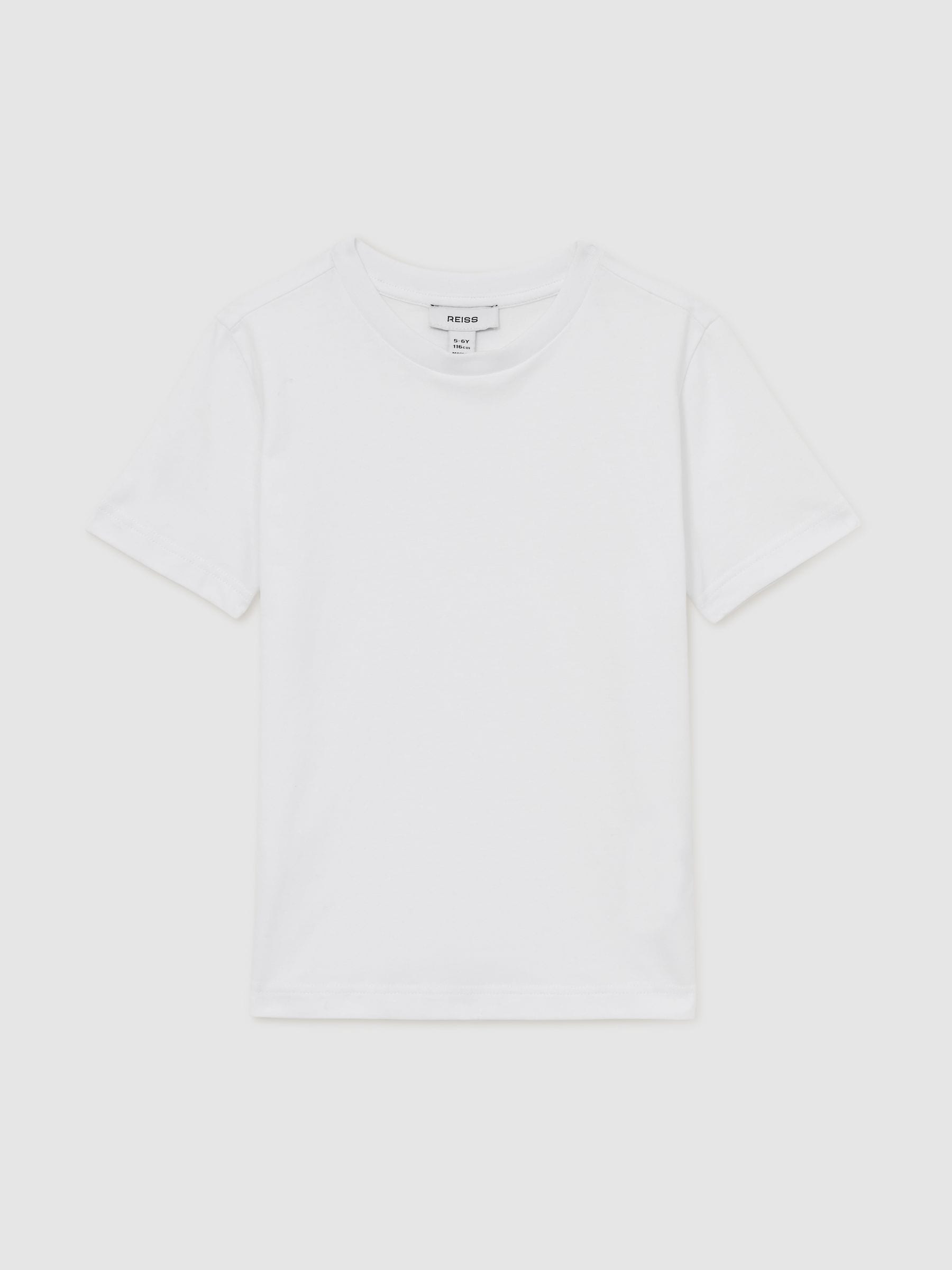 Dsiney Kidz - Reiss White Honor 3-9 yrs Cotton Crew-Neck T-Shirt image 2