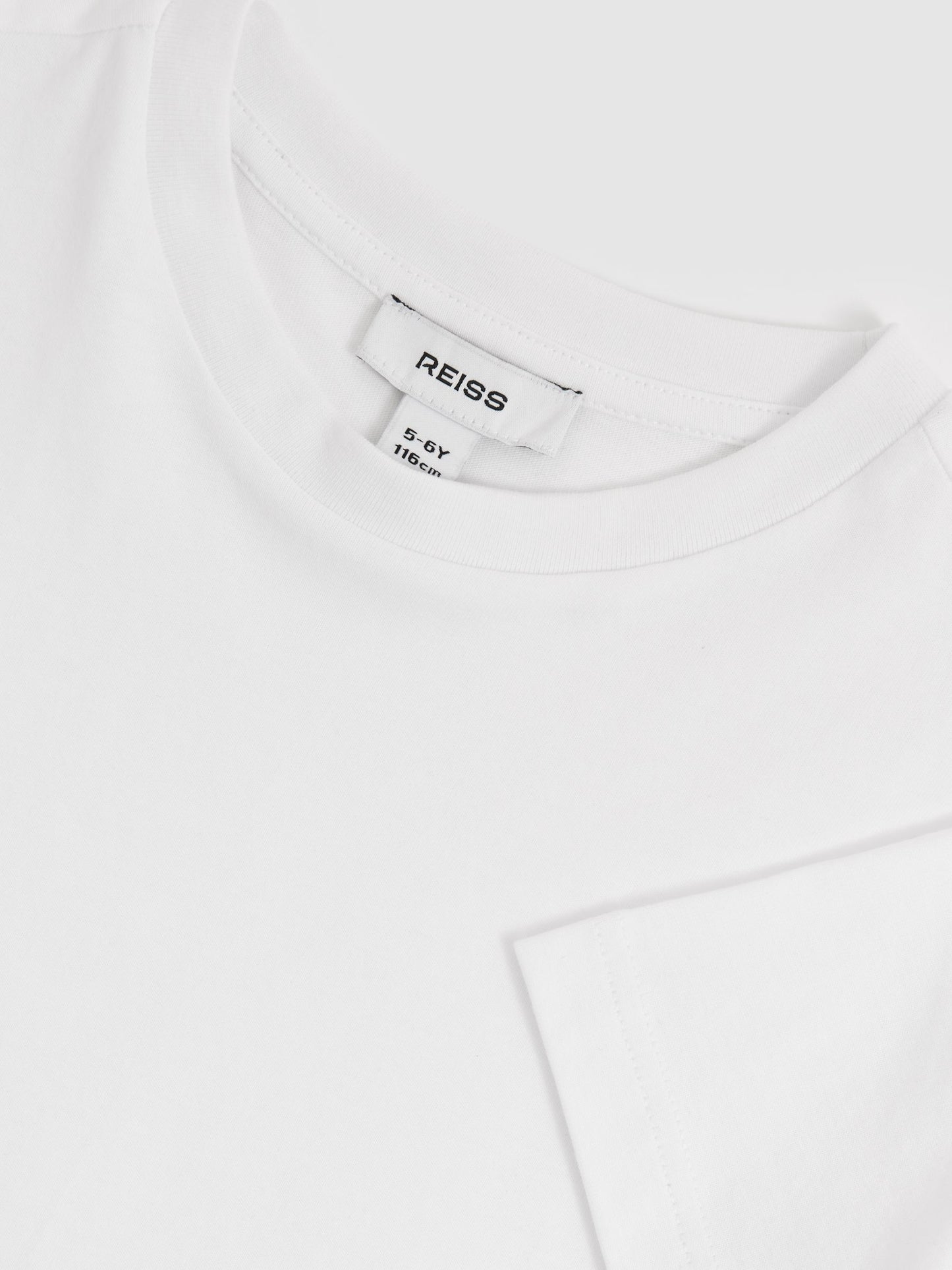 Dsiney Kidz - Reiss White Honor 3-9 yrs Cotton Crew-Neck T-Shirt image 4