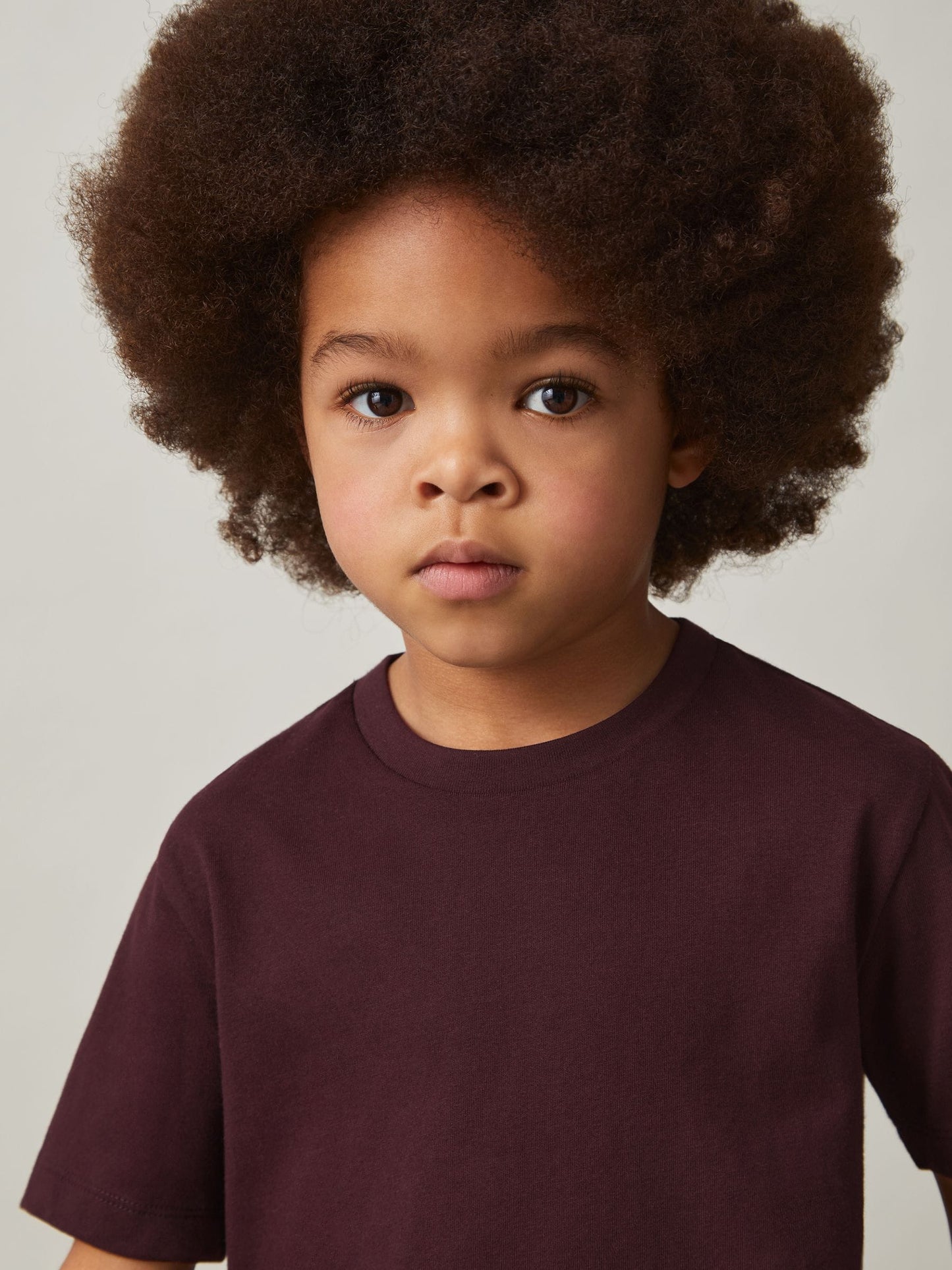 Dsiney Kidz - Reiss Bordeaux Honor 3-9 yrs Cotton Crew-Neck T-Shirt image 3