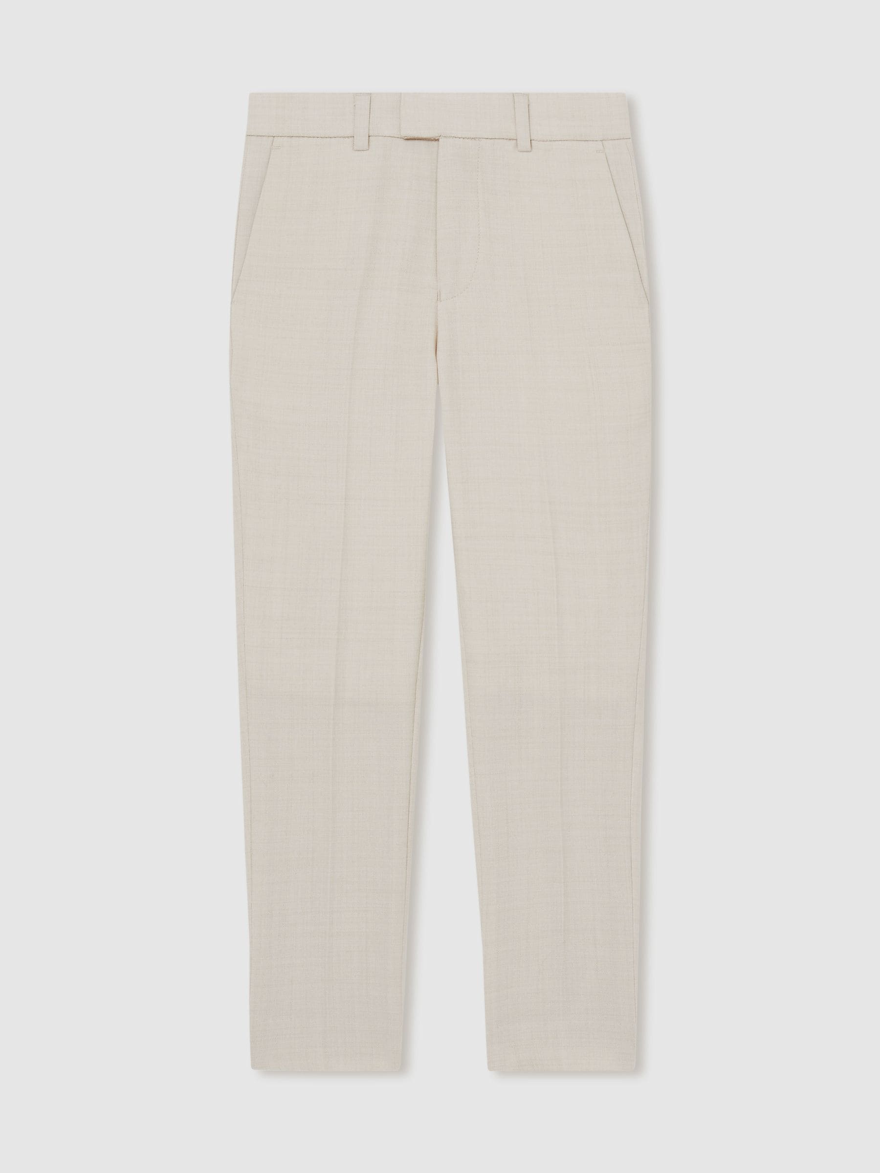 Reiss Stone Belmont 3-9 yrs Slim-Fit Trousers With Wool image 2