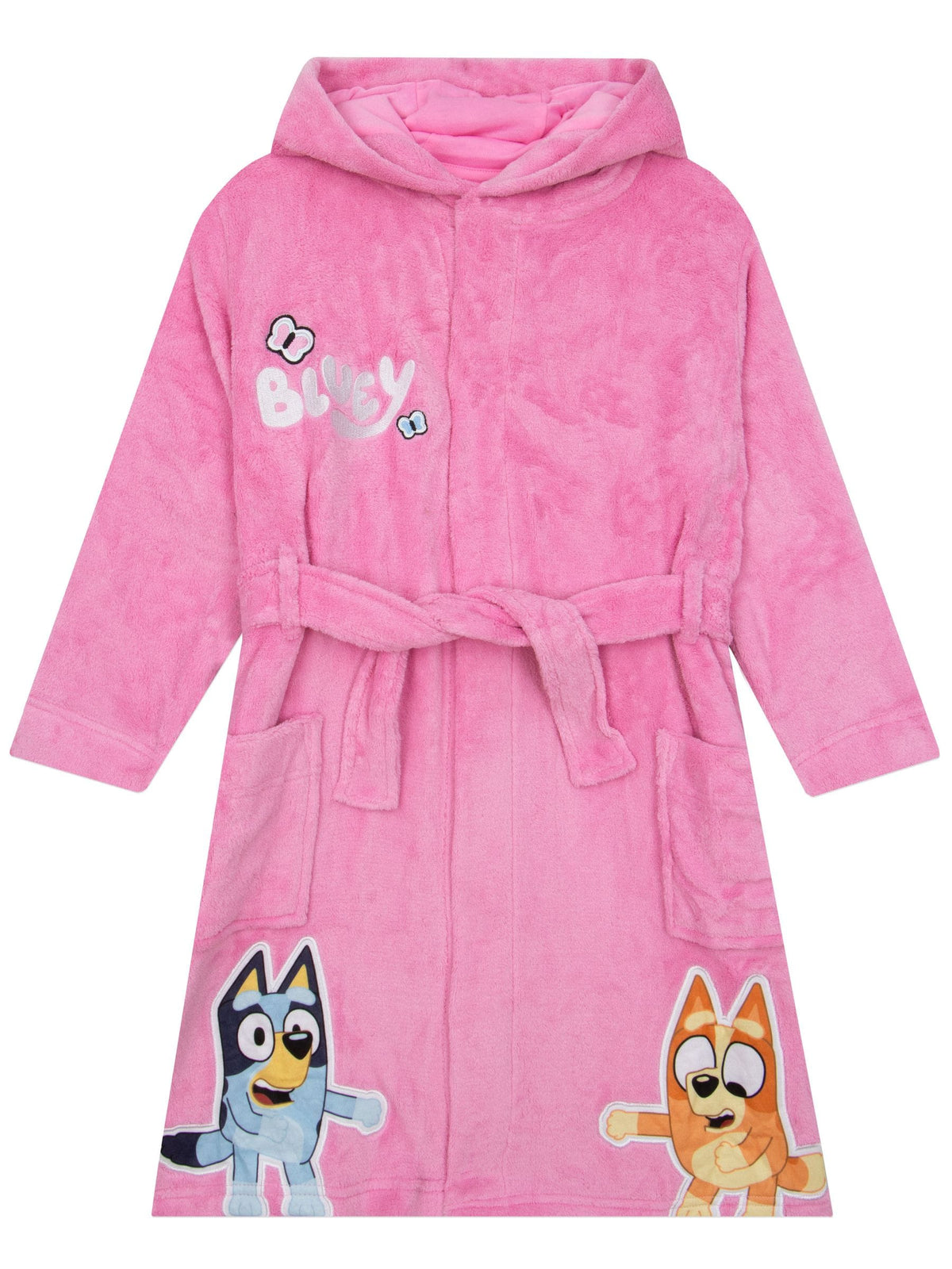 Character Pink Bluey & Bingo Pyjamas Dressing Gown Set - image 4