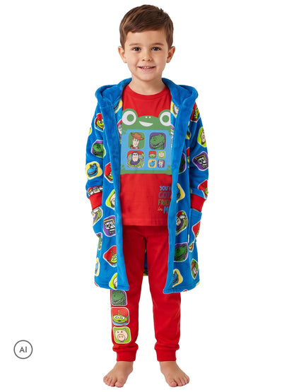 Character Blue Disney Toy Story Pyjamas And Dressing Gown Set - image 2