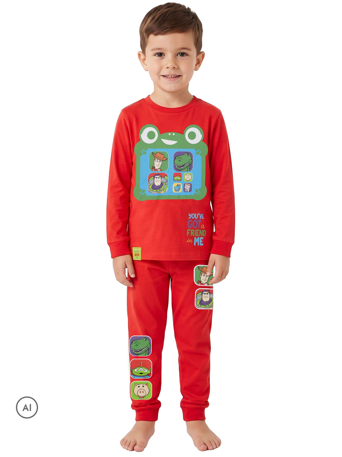 Character Blue Disney Toy Story Pyjamas And Dressing Gown Set - image 4