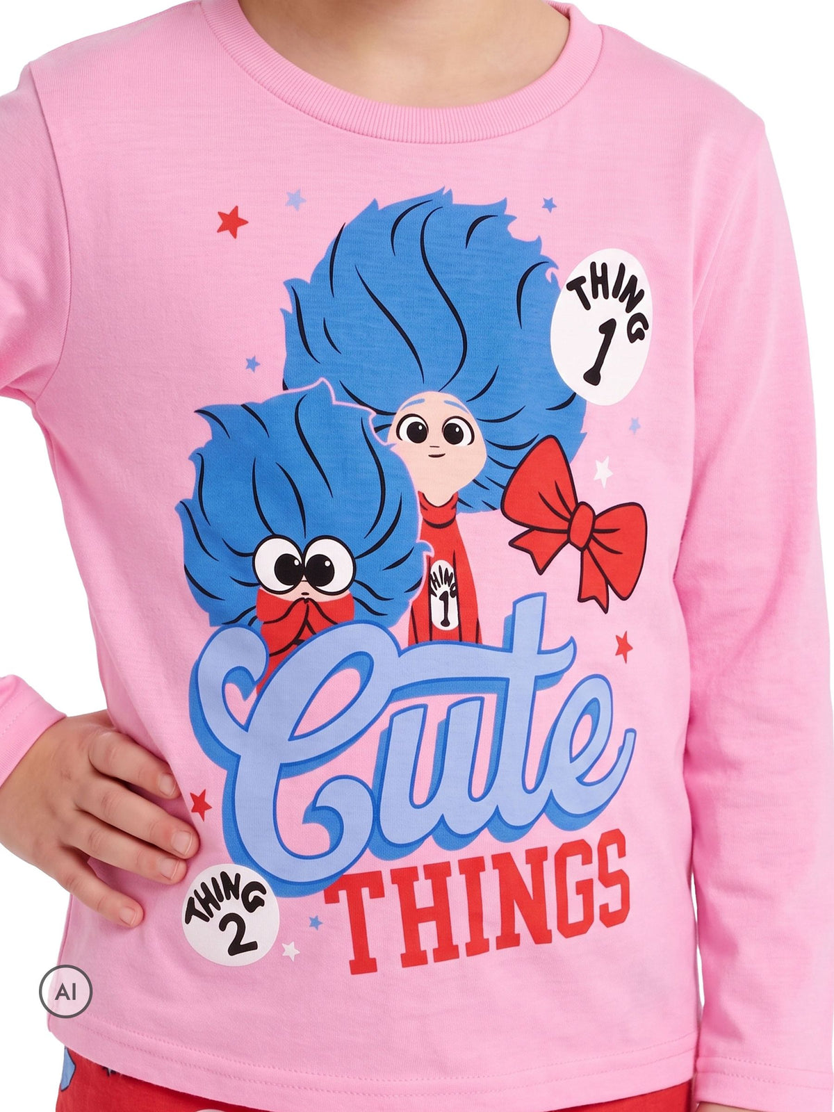 Character Pink Cat In The Hat Cute Thing Pyjamas - image 3