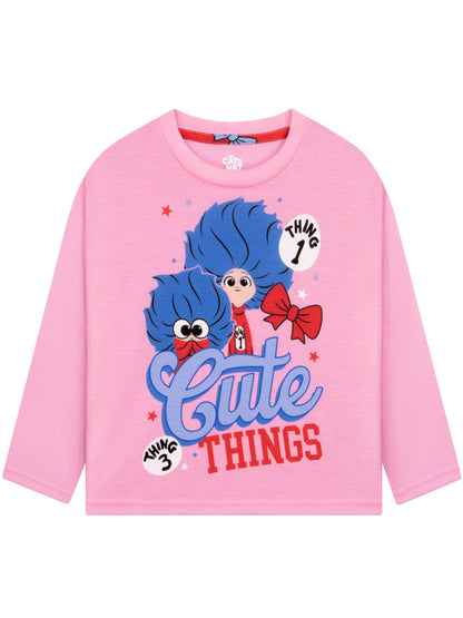 Character Pink Cat In The Hat Cute Thing Pyjamas - image 7