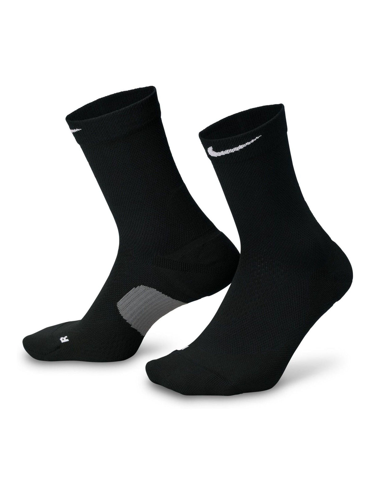 Nike Black Crew Midweight Running Socks 1 Pack - image 1