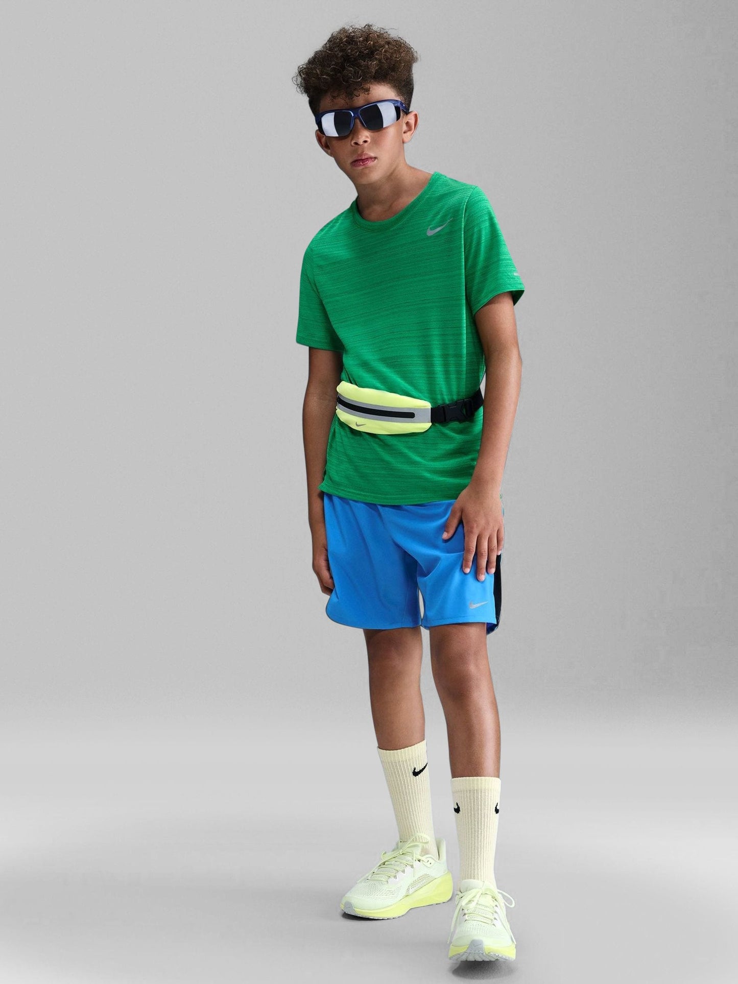 Dsiney Kidz - Nike Stadium Green Miler Dri-FIT Short Sleeve T-Shirt image 1