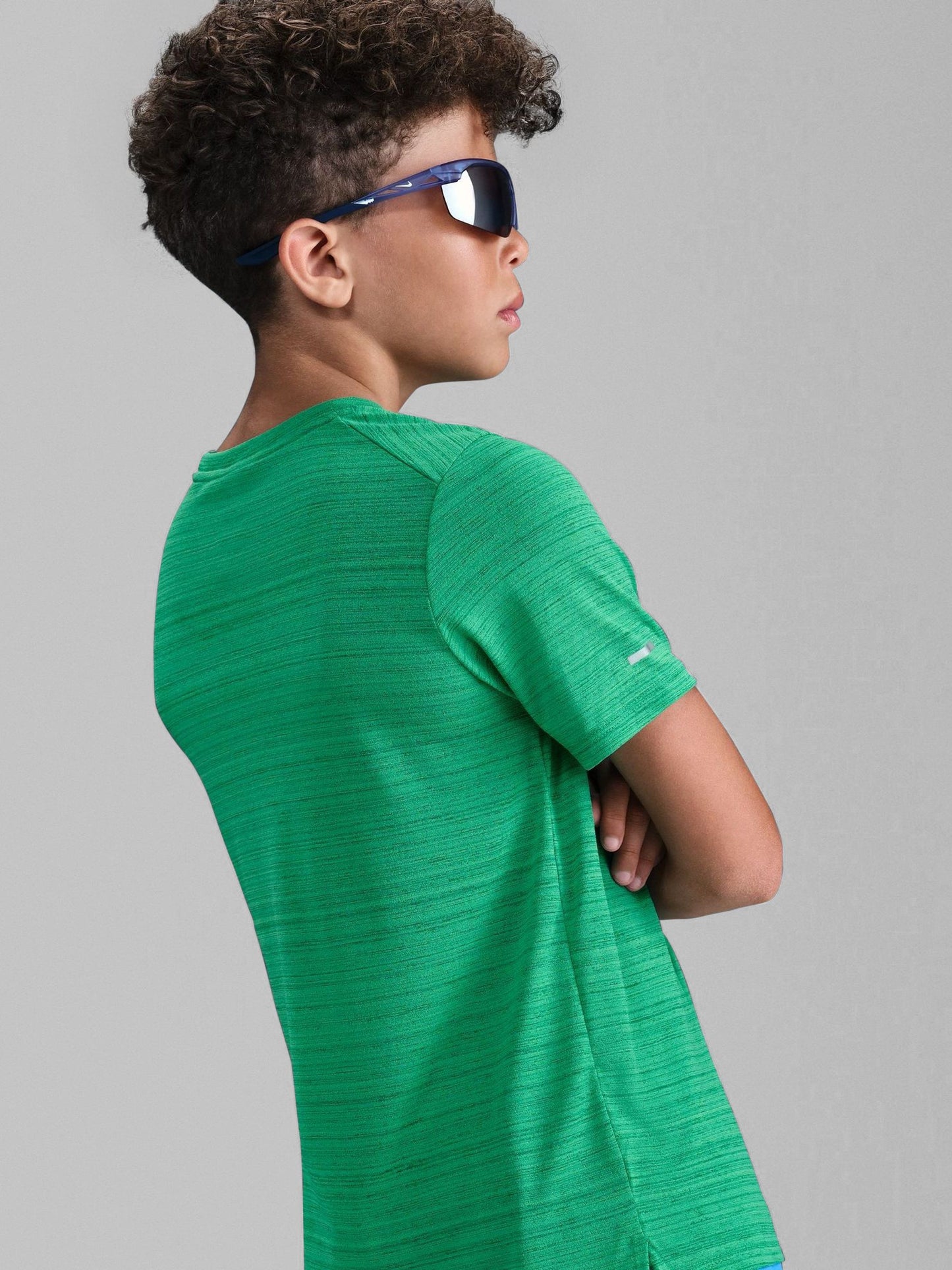 Dsiney Kidz - Nike Stadium Green Miler Dri-FIT Short Sleeve T-Shirt image 4