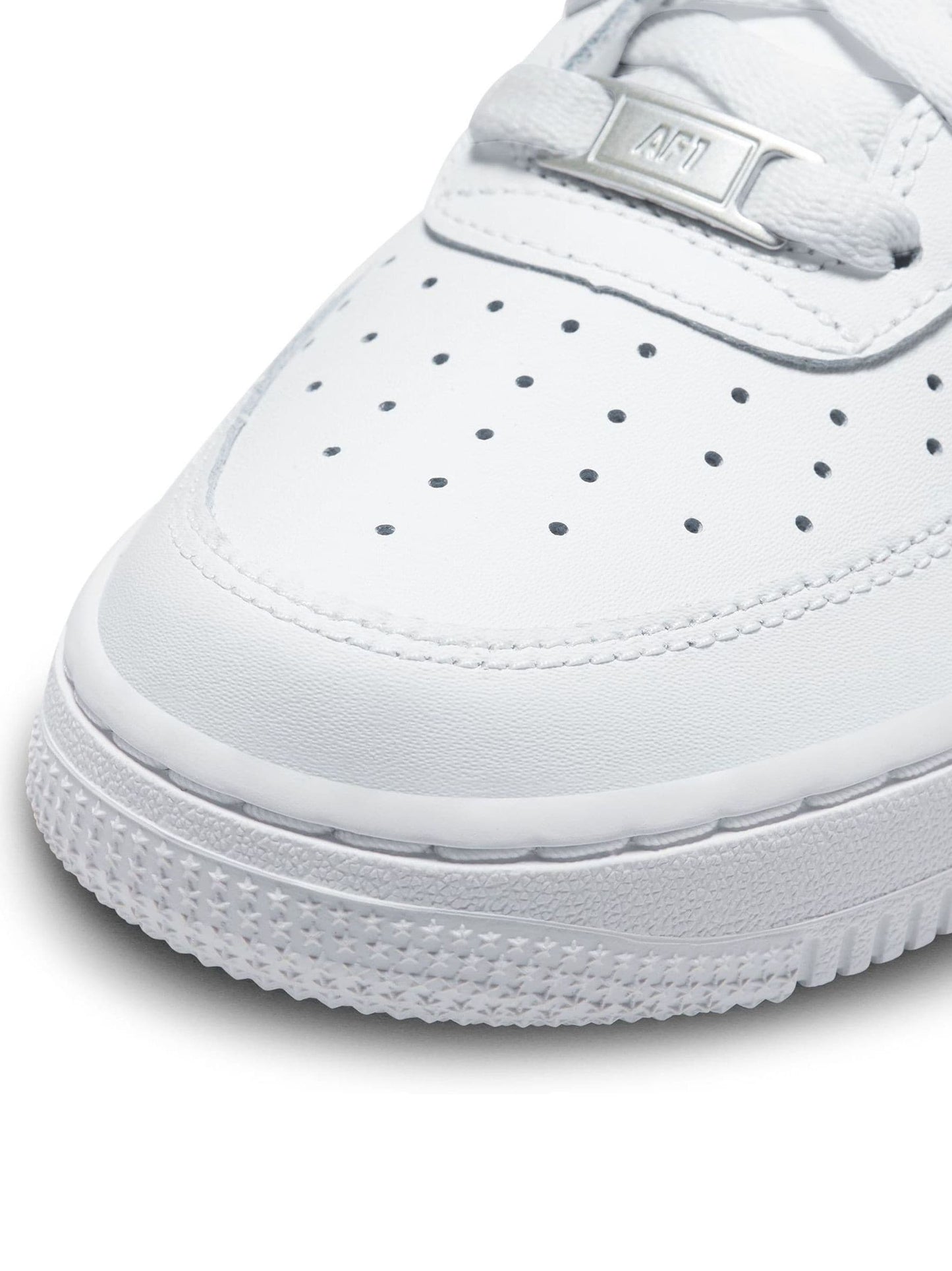 Nike White Youth Air Force 1 Trainers image 6