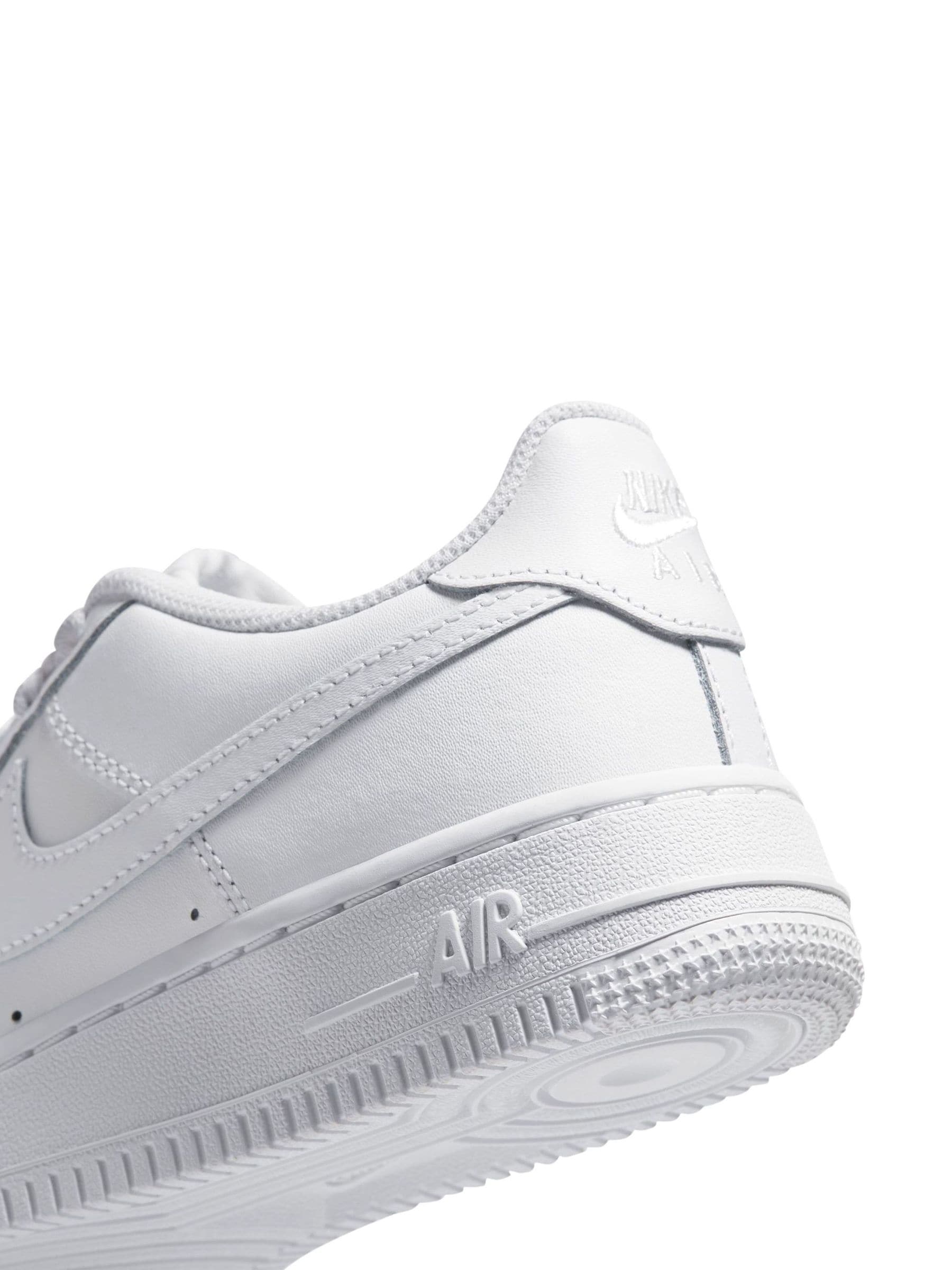 Nike White Youth Air Force 1 Trainers image 7