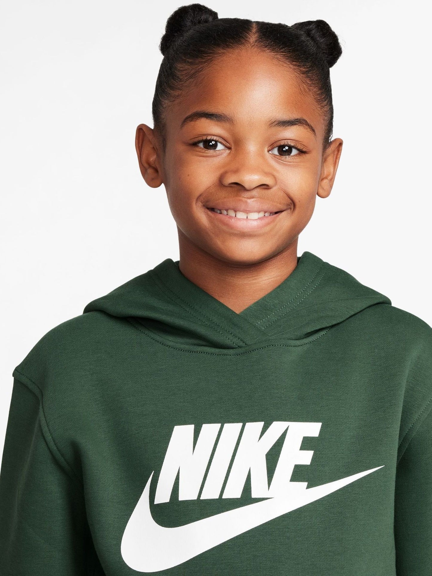 Dsiney Kidz - Nike Fir Green Club Fleece Logo Hoodie image 3
