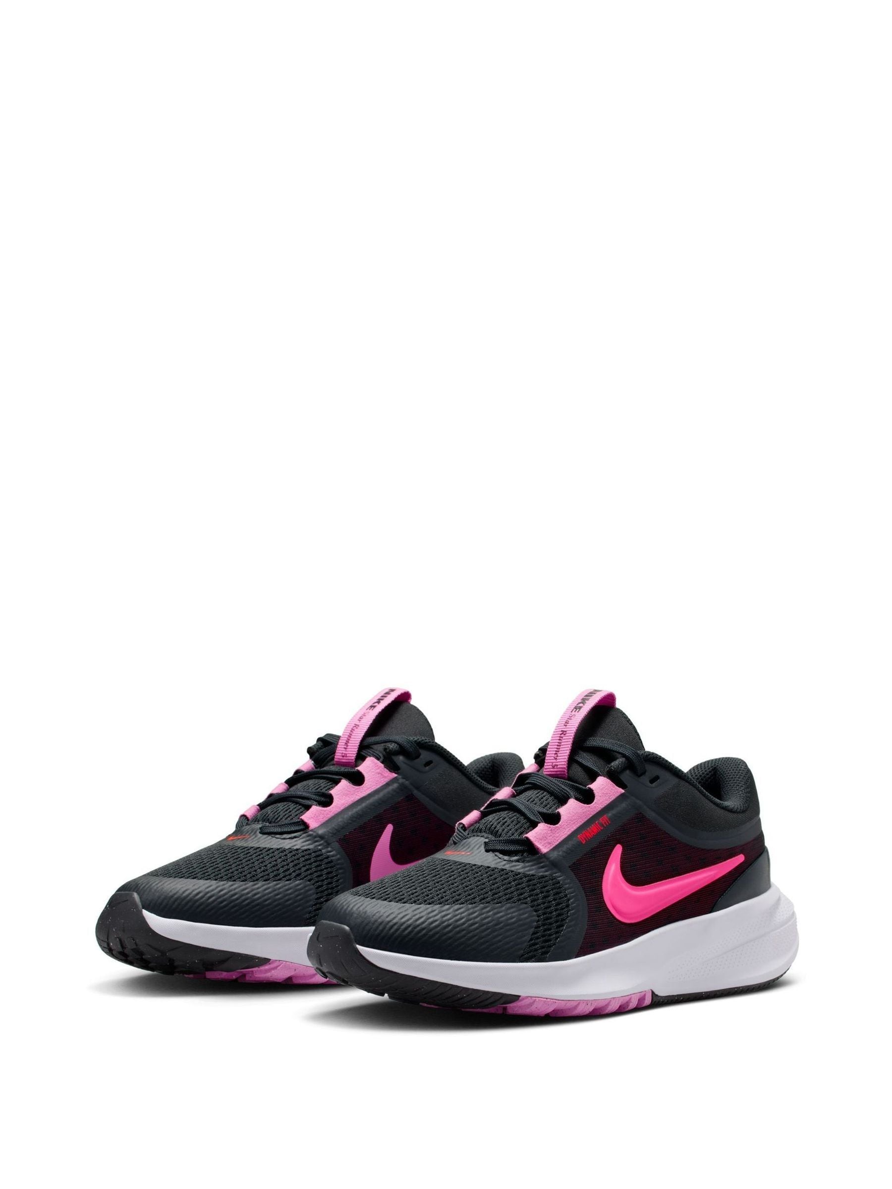 Nike Black/Hyper Pink Youth Star Runner 5 Trainers image 5