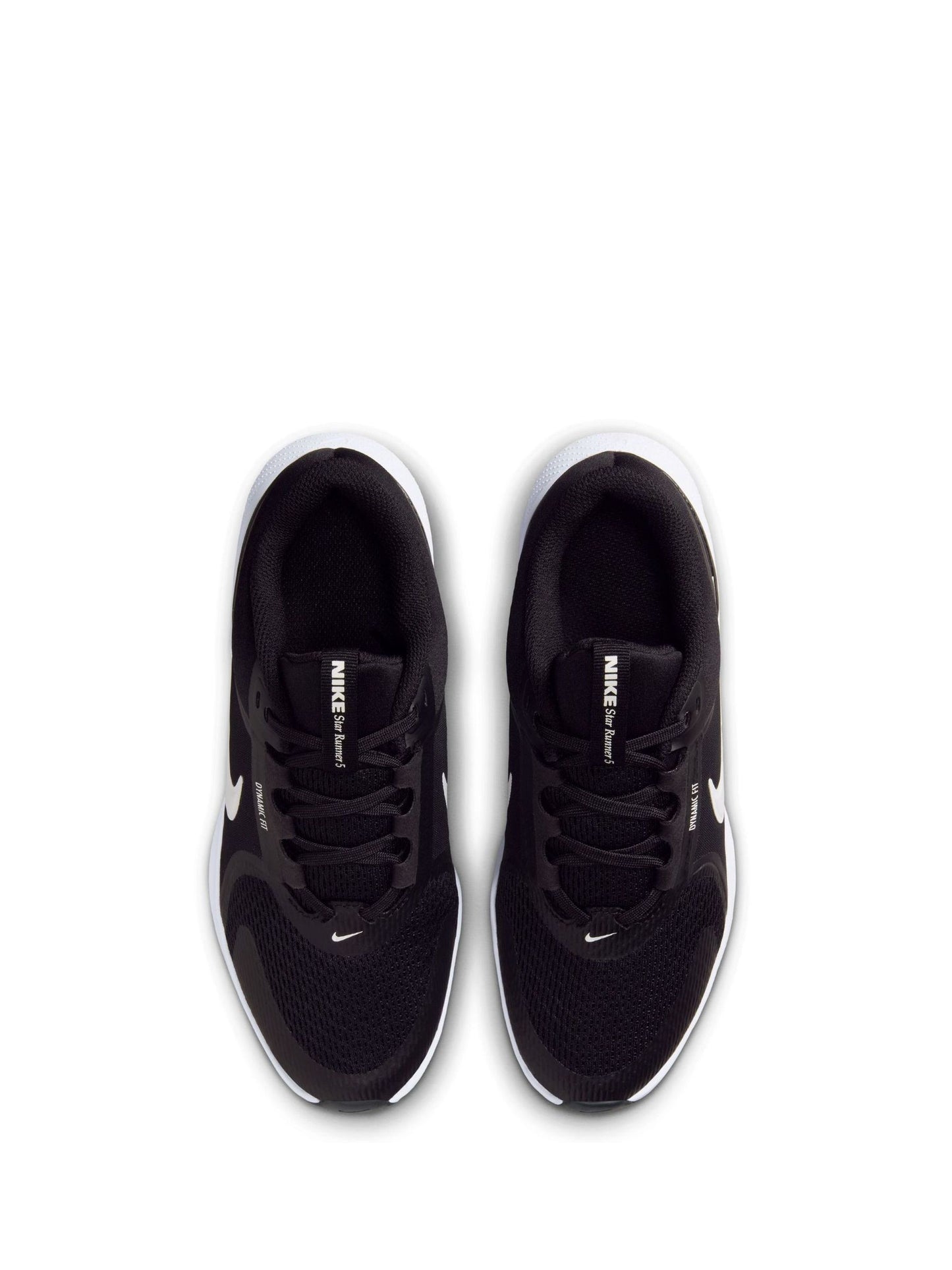 Nike Black/White Youth Star Runner 5 Trainers image 5