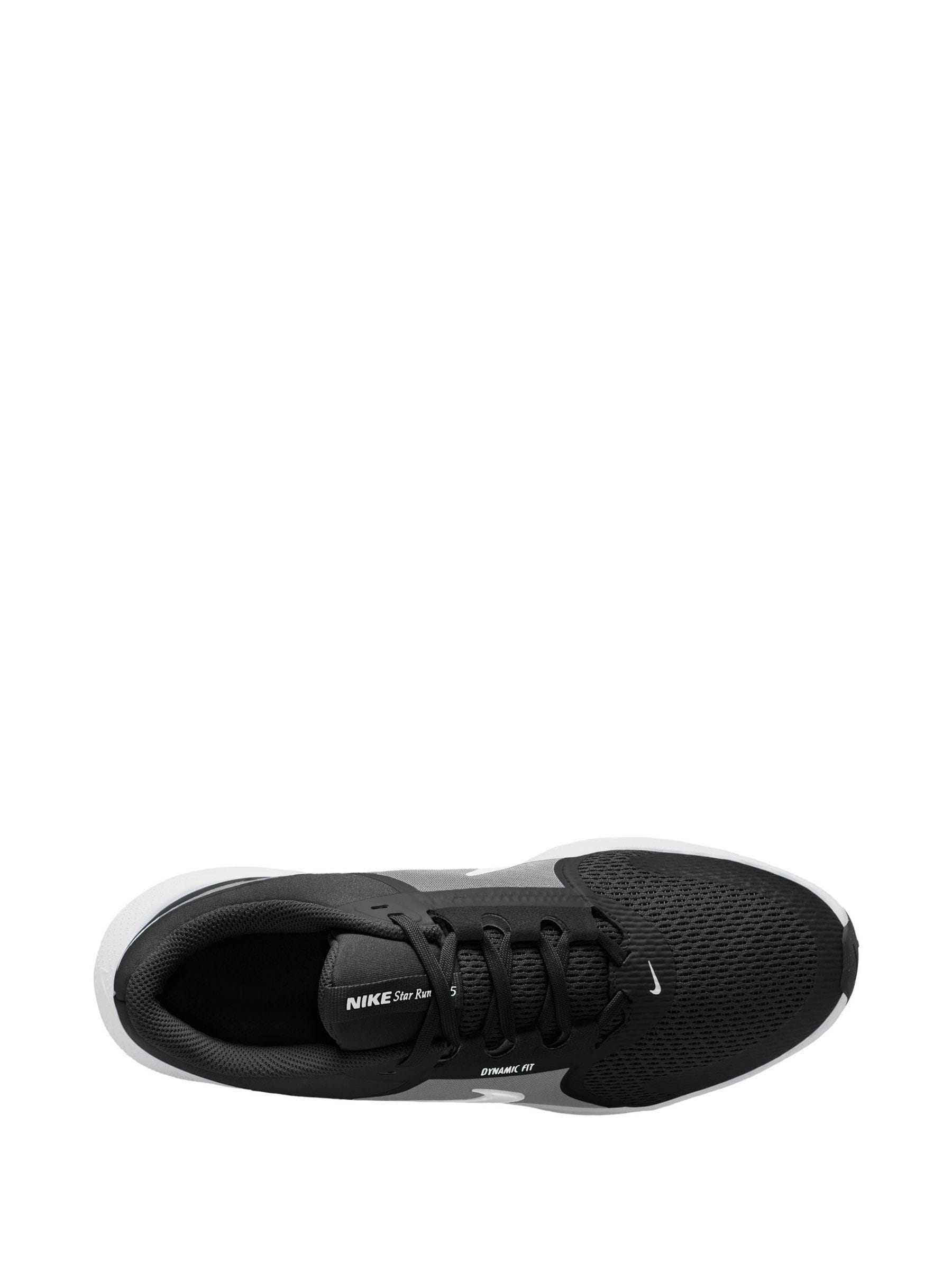 Nike Black/White Youth Star Runner 5 Trainers image 6