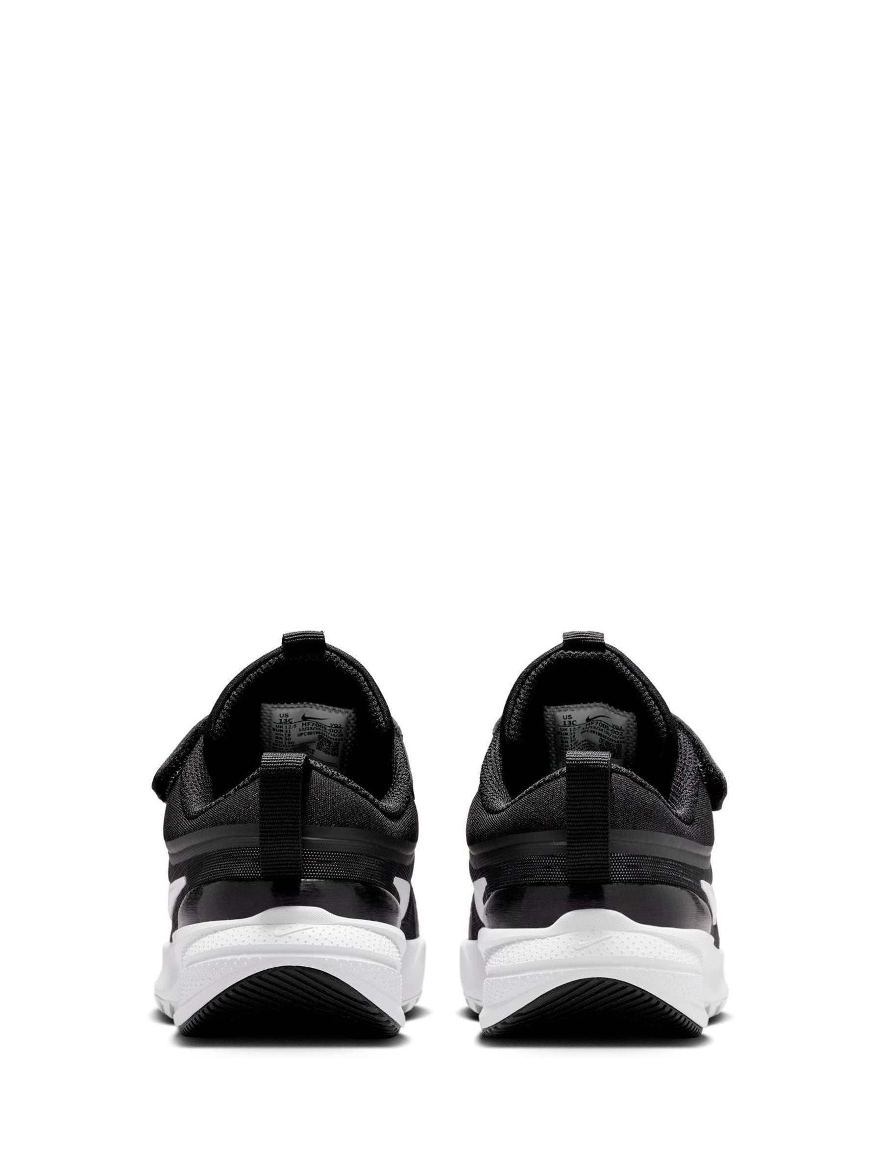 Nike Black/White Junior Star Runner 5 Trainers image 4
