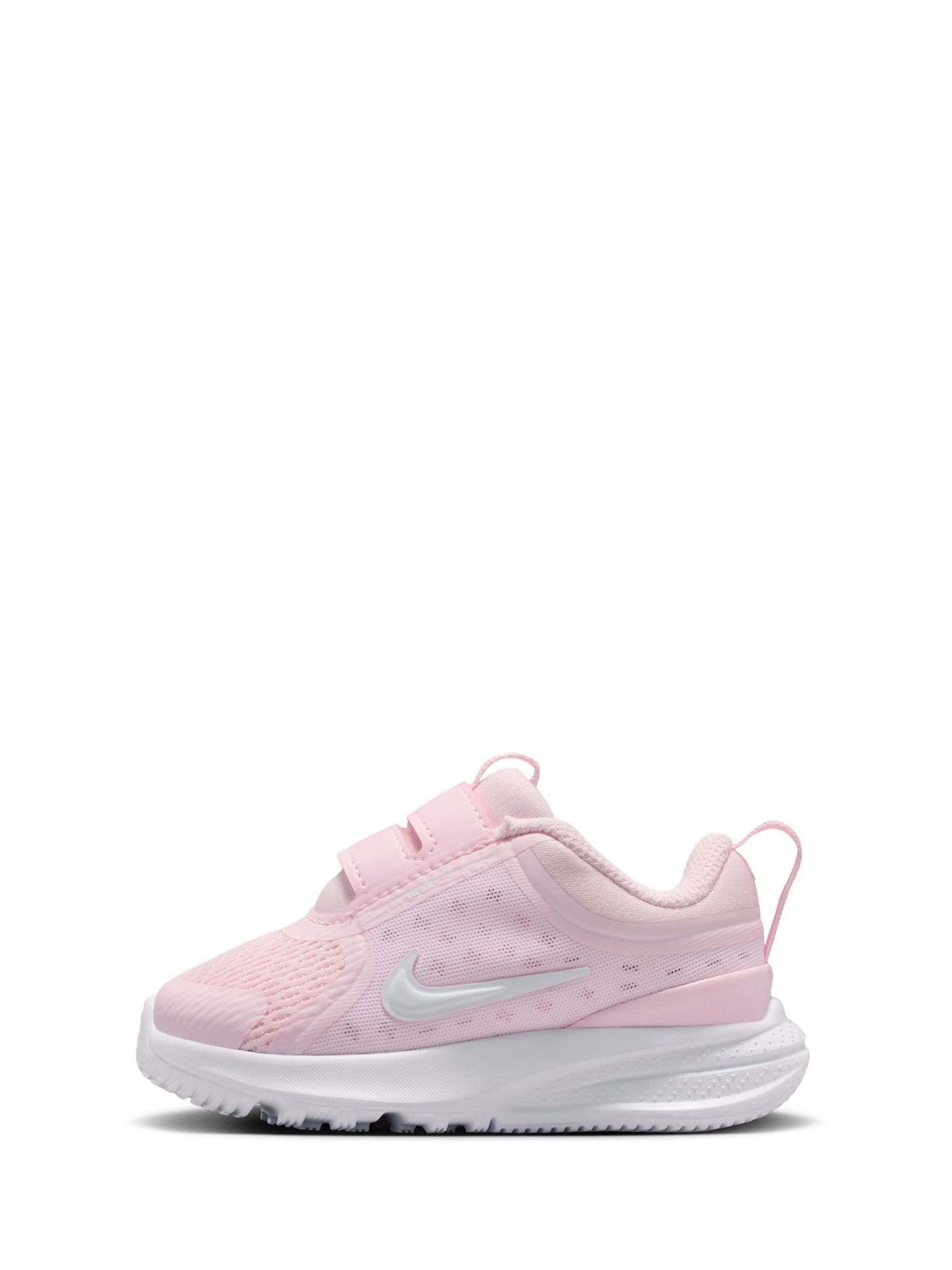 Nike White/Pink Infant Star Runner 5 Trainers image 2