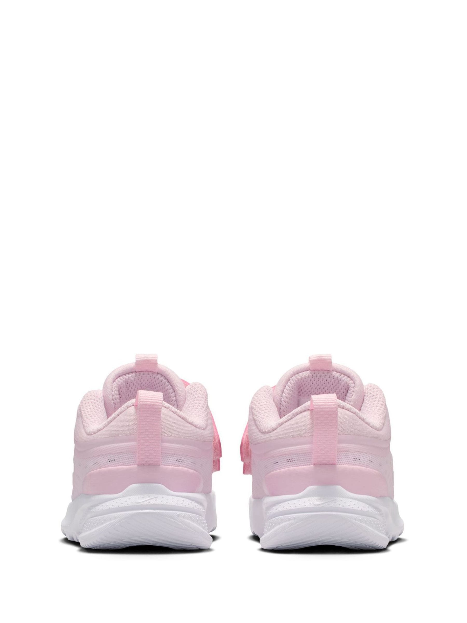 Nike White/Pink Infant Star Runner 5 Trainers image 6