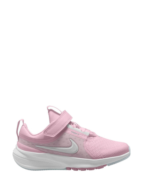 Nike White/Pink Junior Star Runner 5 Trainers image 1