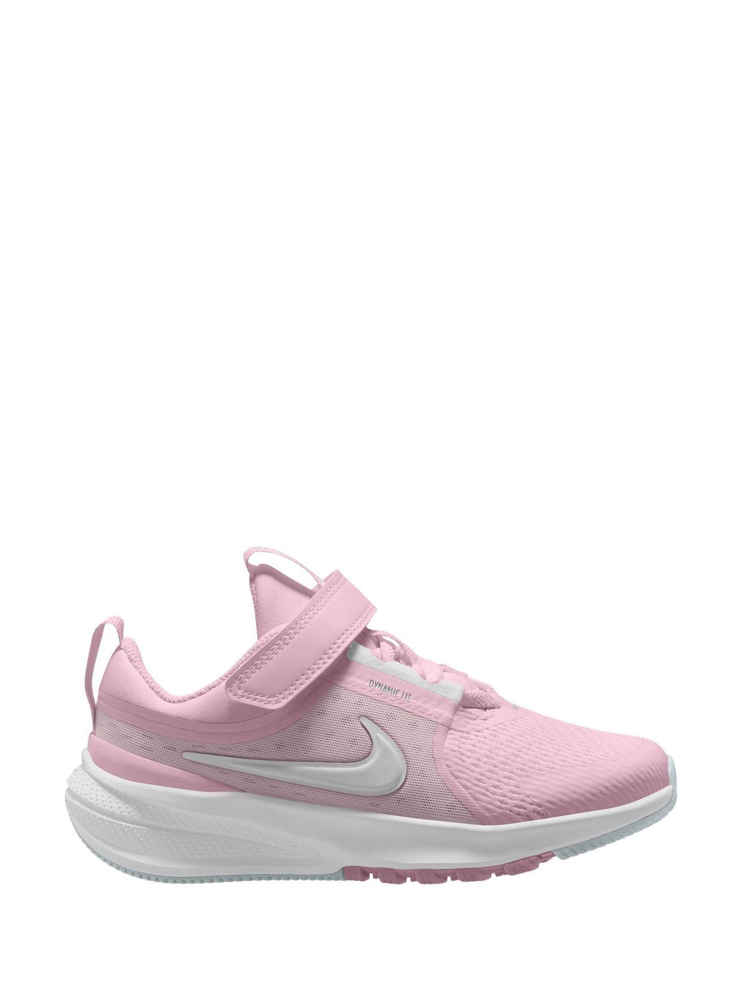 Nike White/Pink Junior Star Runner 5 Trainers image 1