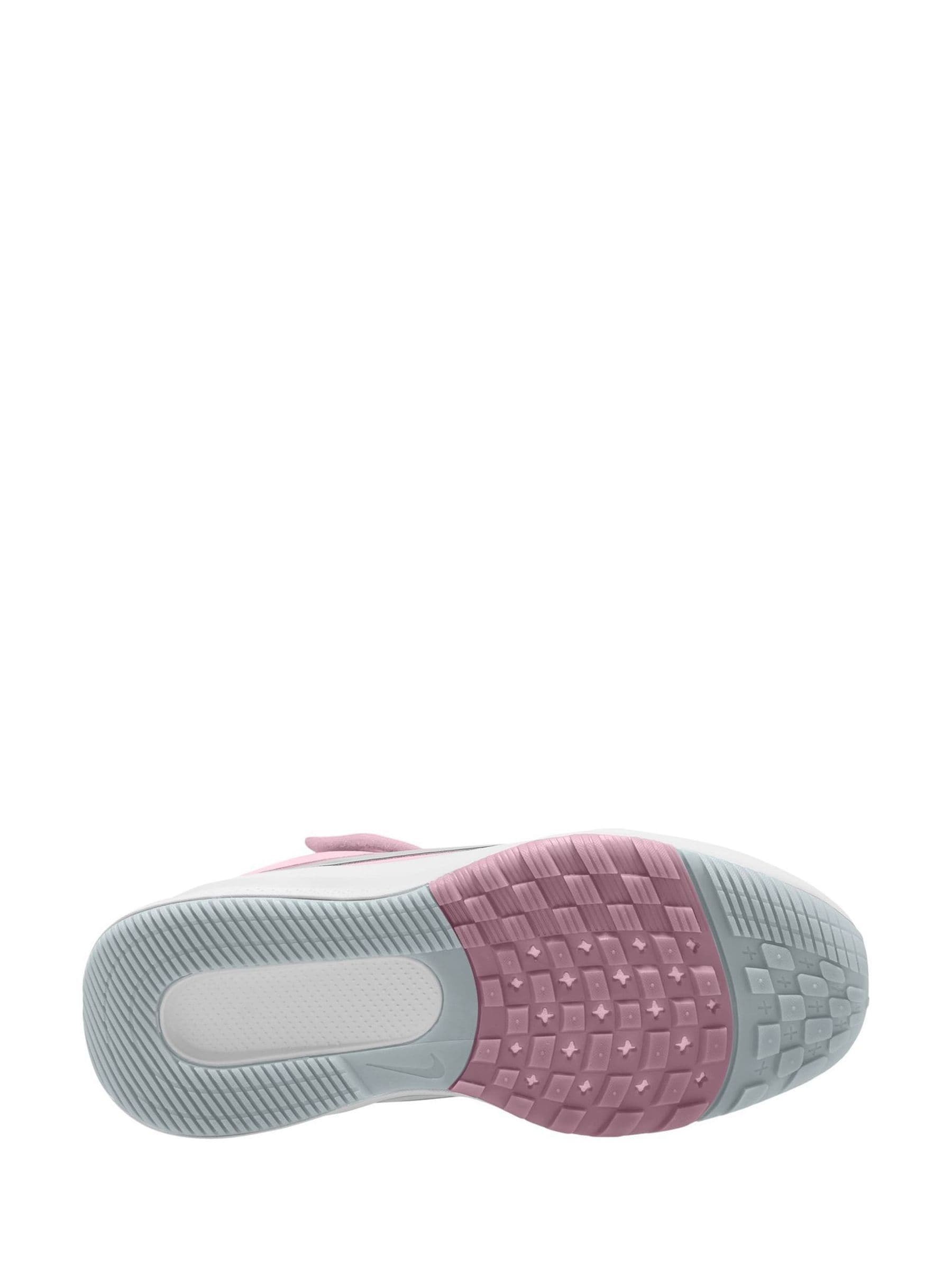 Nike White/Pink Junior Star Runner 5 Trainers image 11