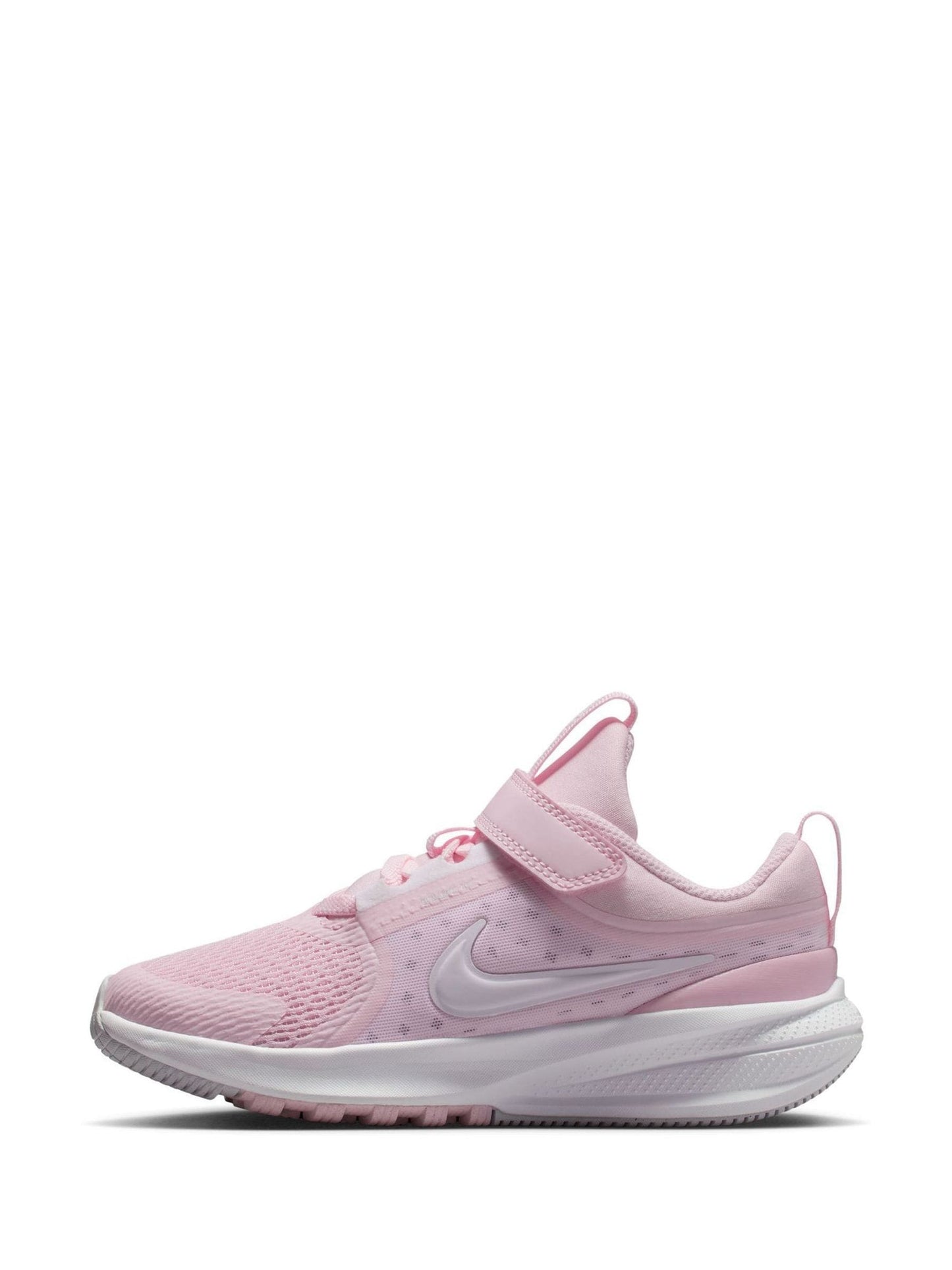 Nike White/Pink Junior Star Runner 5 Trainers image 4
