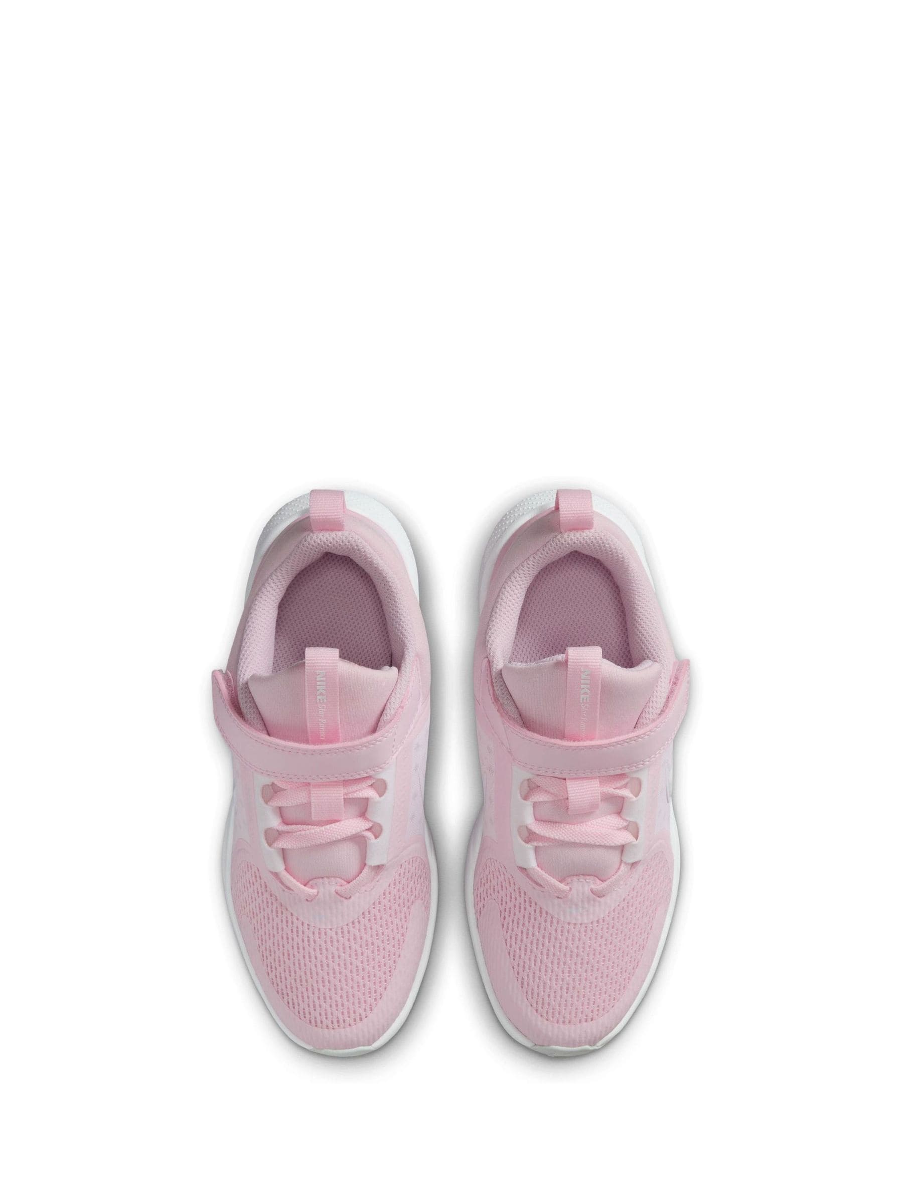 Nike White/Pink Junior Star Runner 5 Trainers image 6