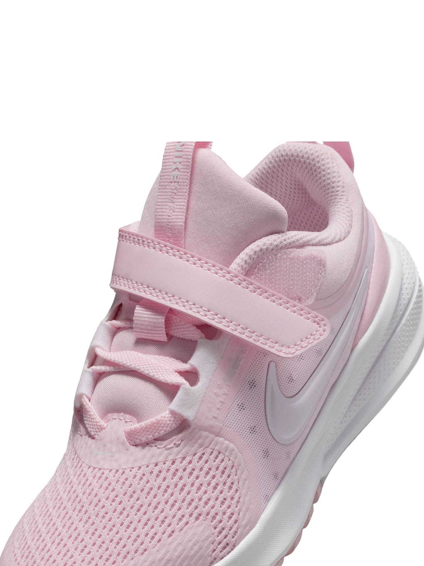 Nike White/Pink Junior Star Runner 5 Trainers image 9