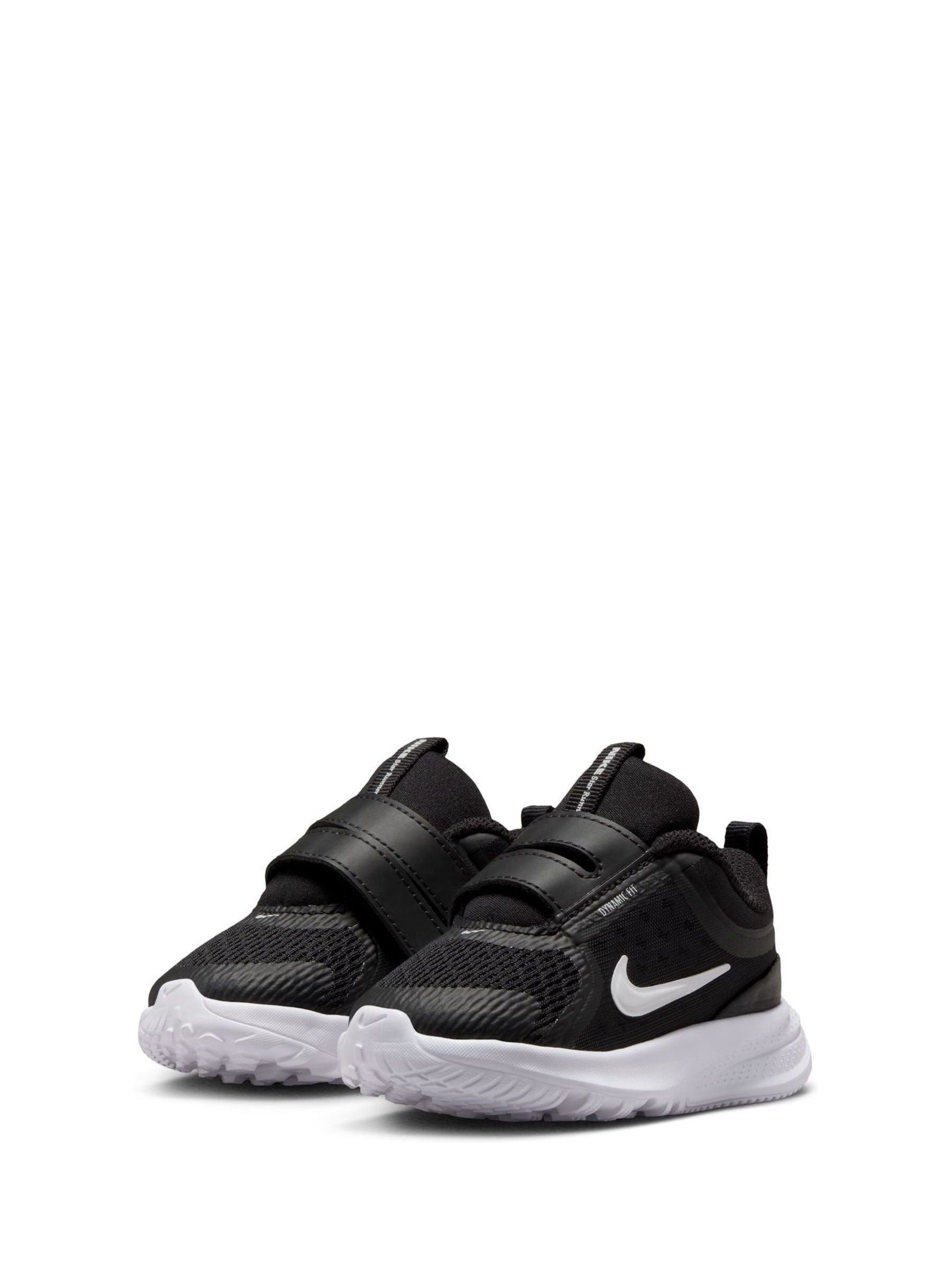 Nike Black/White Infant Star Runner 5 Trainers image 3
