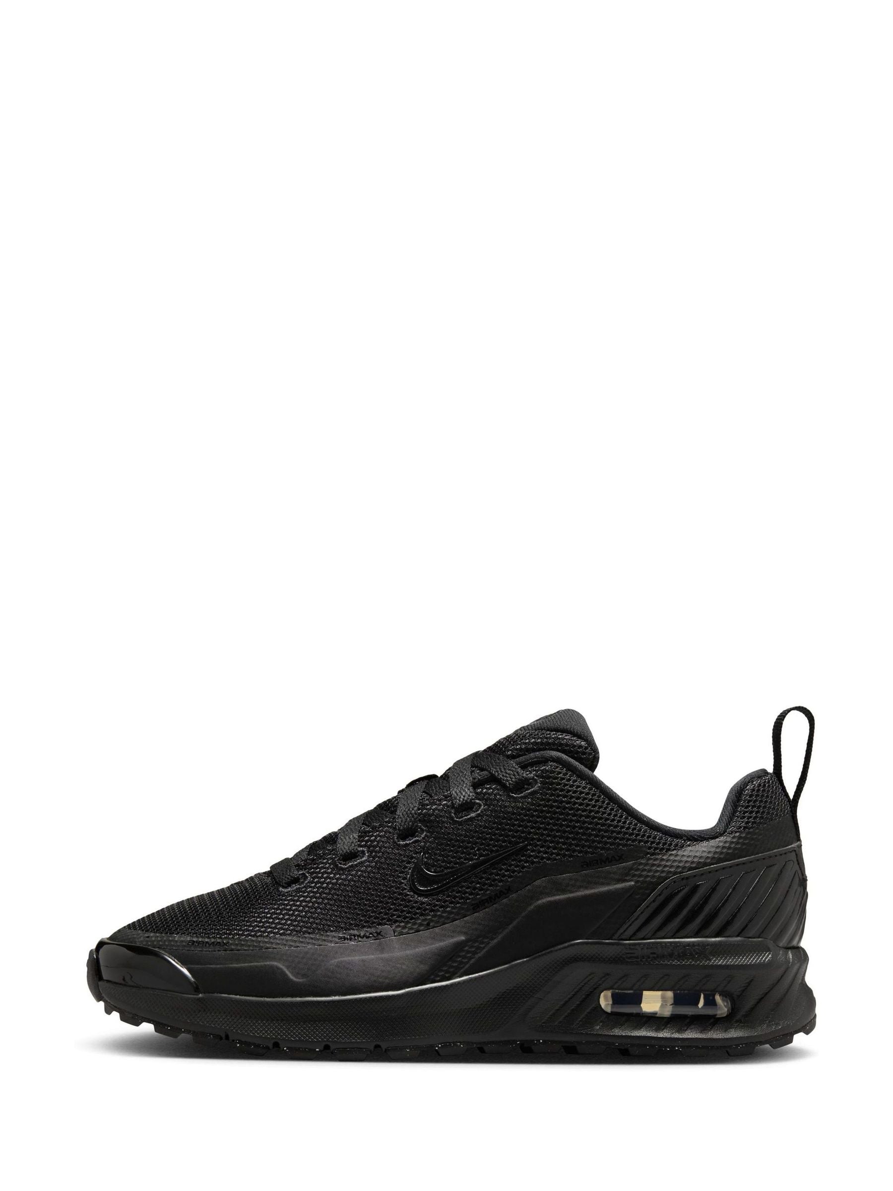 Nike Black/White Youth Air Max Bia Trainers image 4