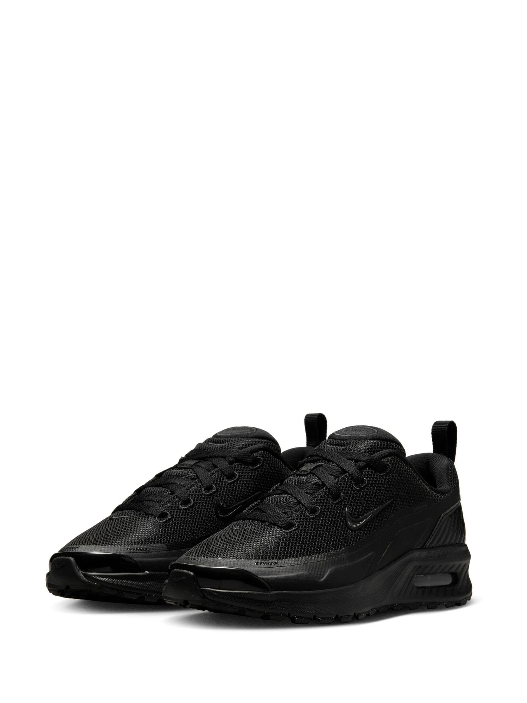 Nike Black/White Youth Air Max Bia Trainers image 5