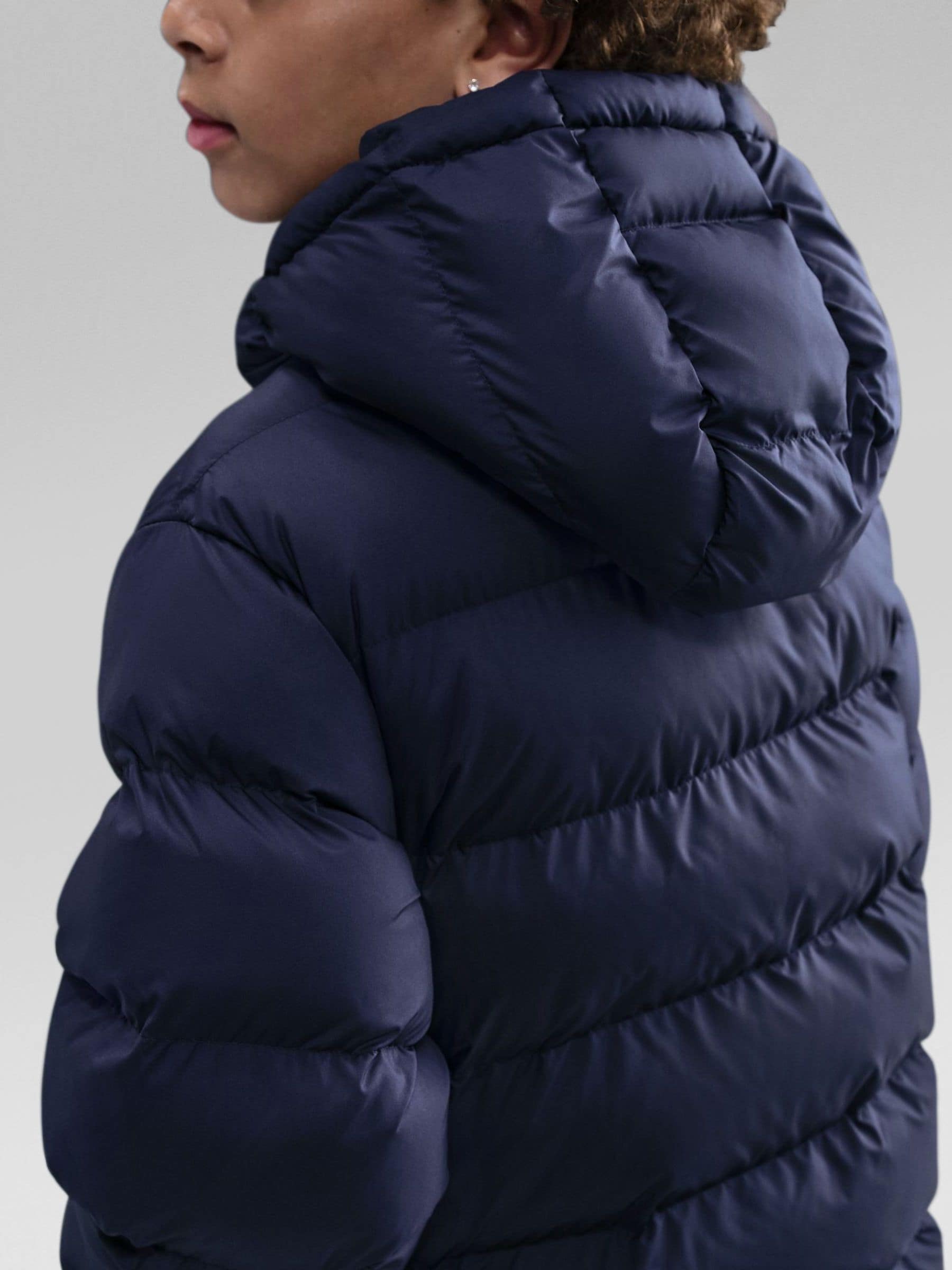 Dsiney Kidz - Nike Navy Blue Padded Puffer Jacket image 4