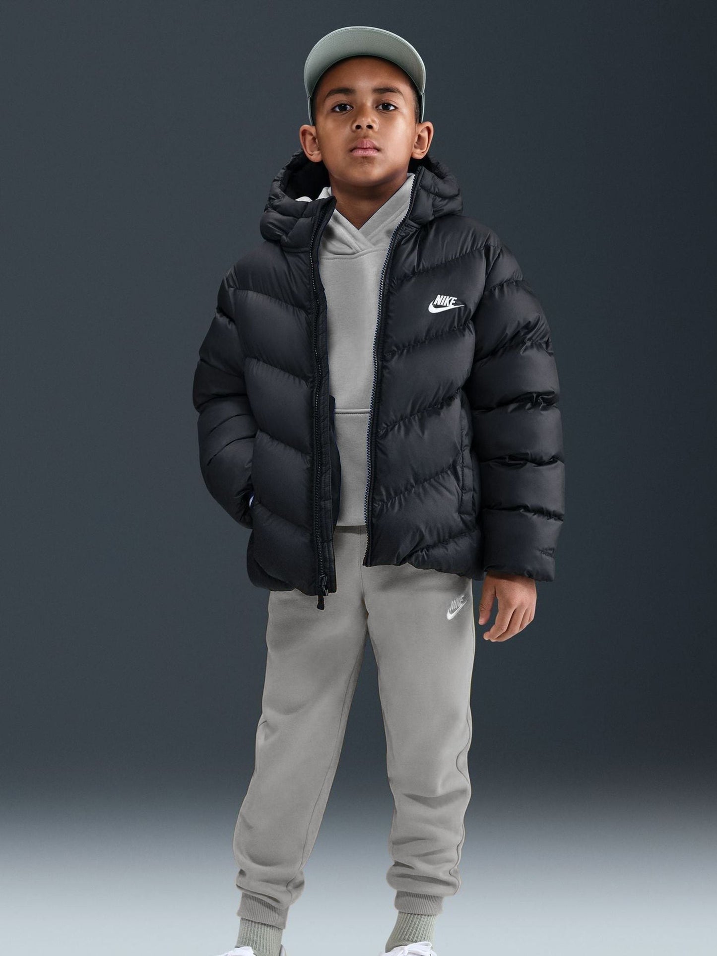 Dsiney Kidz - Nike Black Padded Puffer Jacket image 1