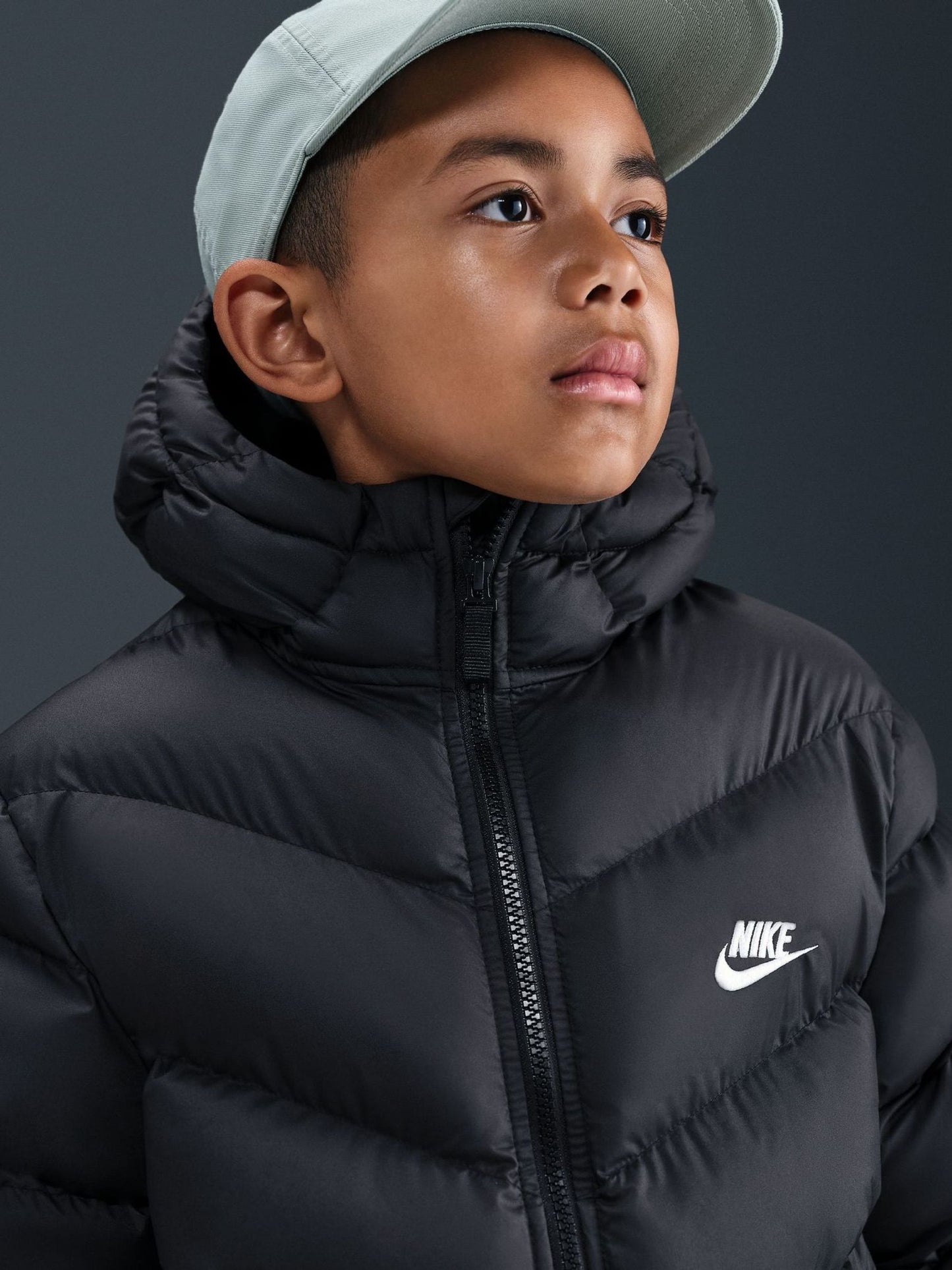 Dsiney Kidz - Nike Black Padded Puffer Jacket image 2