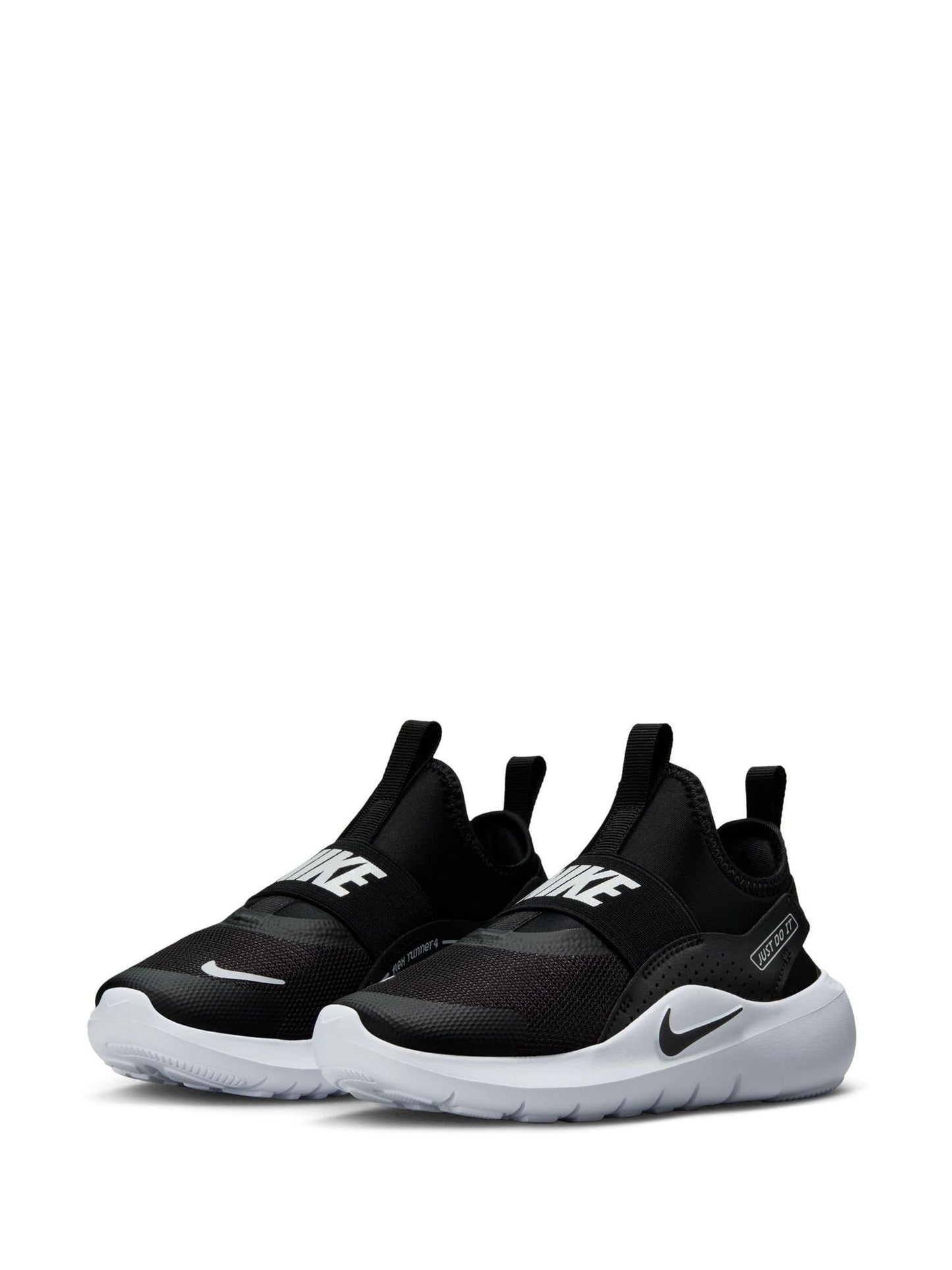 Nike Black/White Junior Flex Runner 4 Trainers image 5